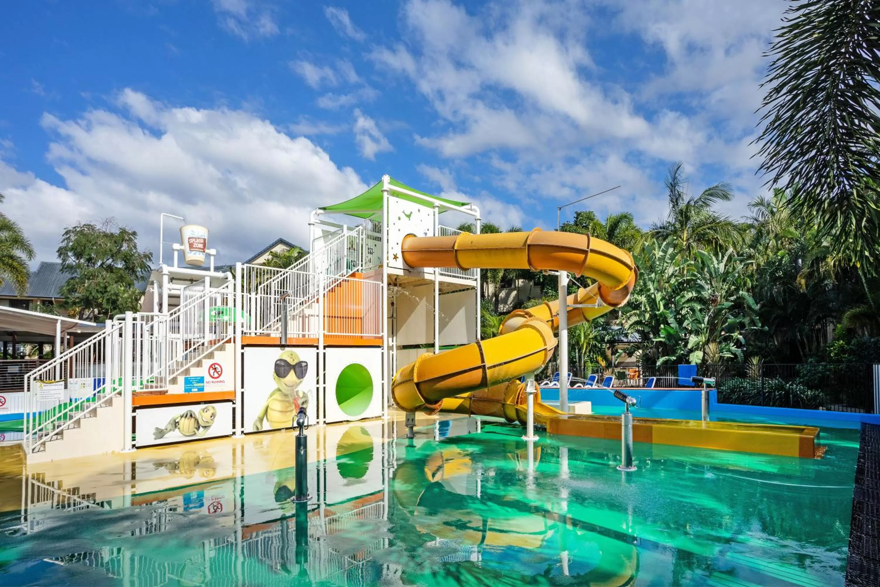 Aqua park in Turtle Beach Resort