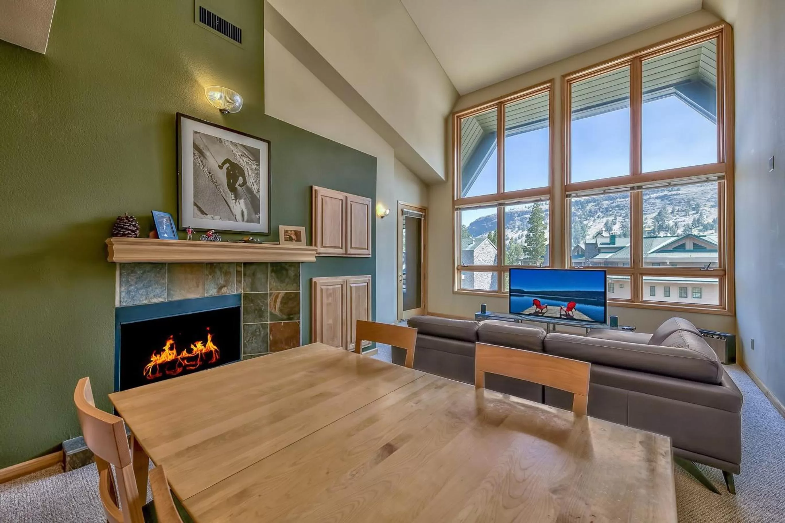 Living room in Kirkwood Mountain Resort by Vail Resorts