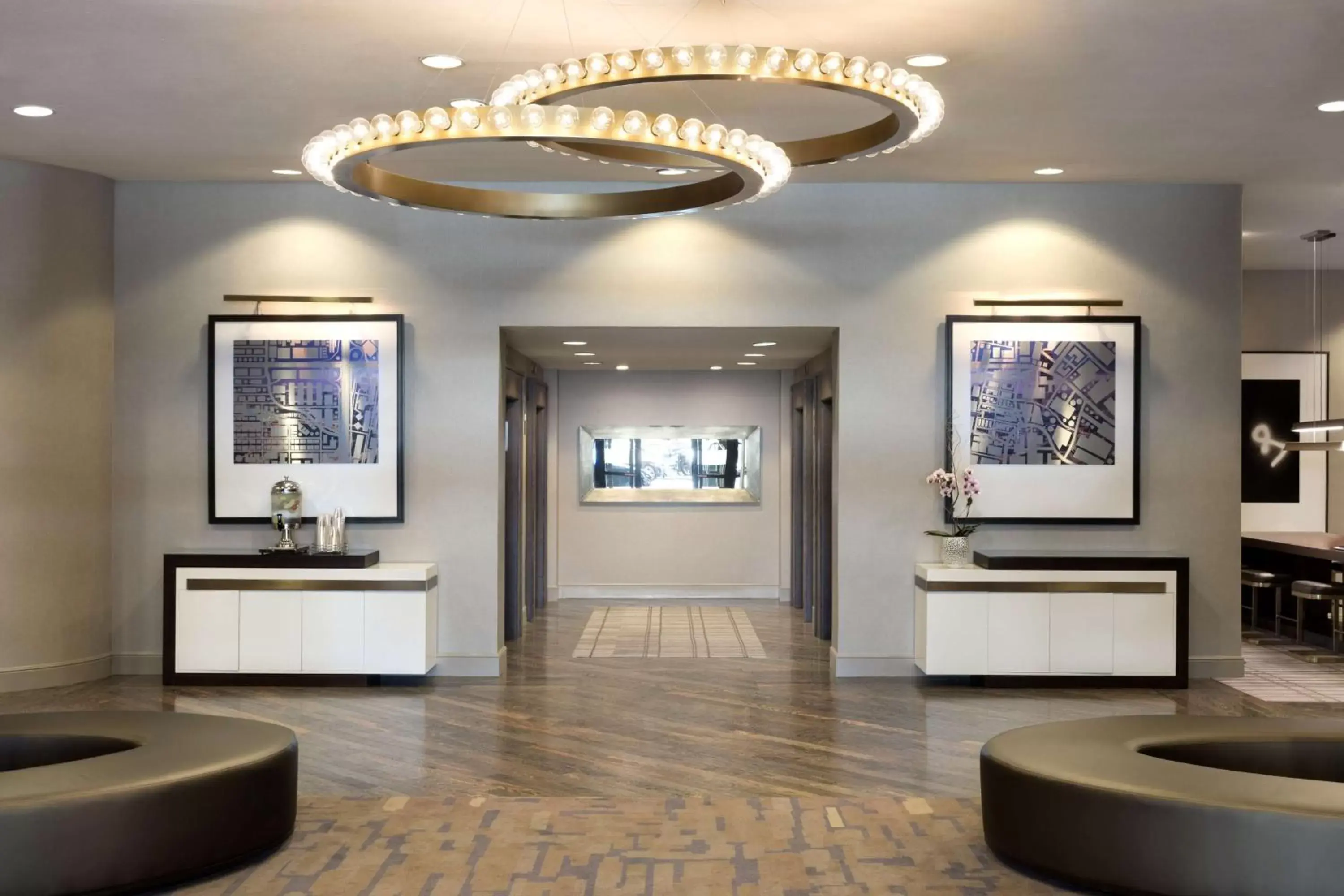 Lobby or reception in DoubleTree by Hilton Hotel Dallas Campbell Centre