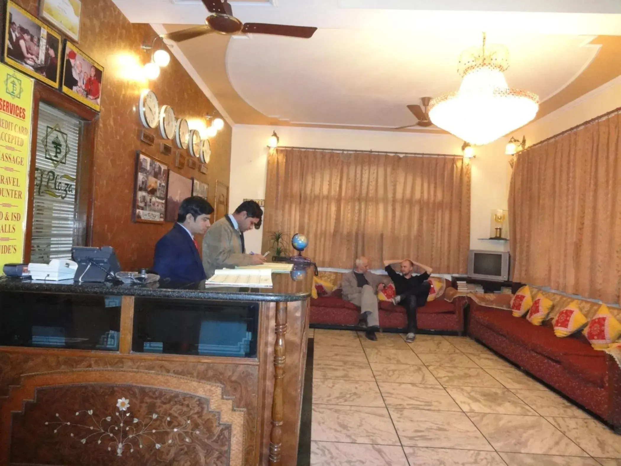 Lobby or reception in Hotel Taj Plaza, VIP Road, Agra