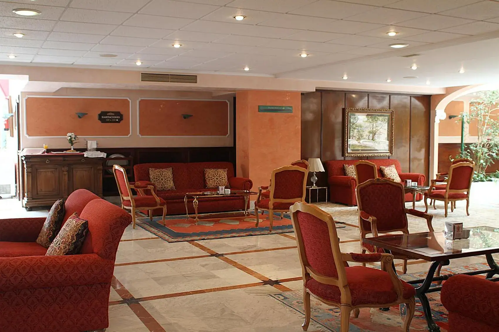 Lobby or reception in Hotel Begoña Park