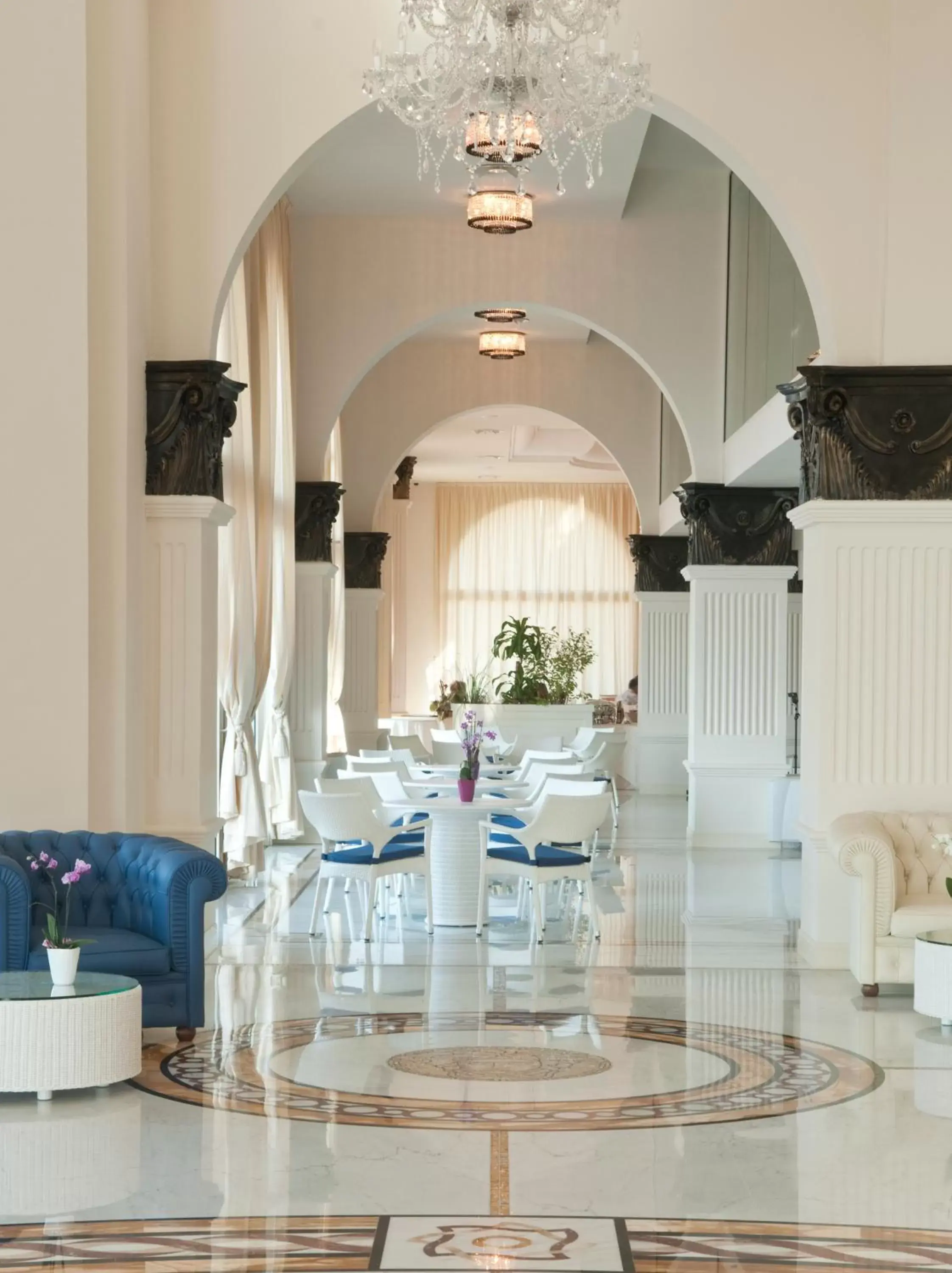 Lobby or reception in Grand Hotel Italia
