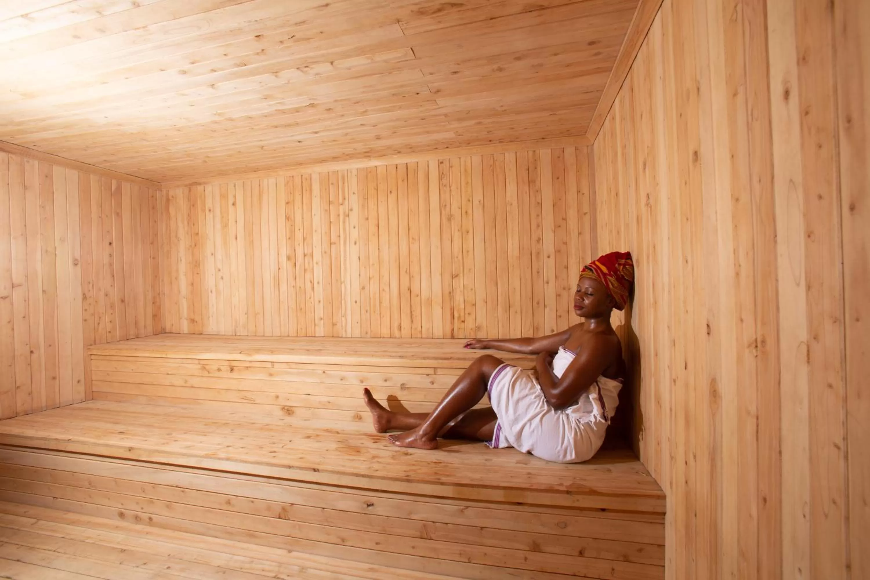 Sauna in Nyaika Hotel