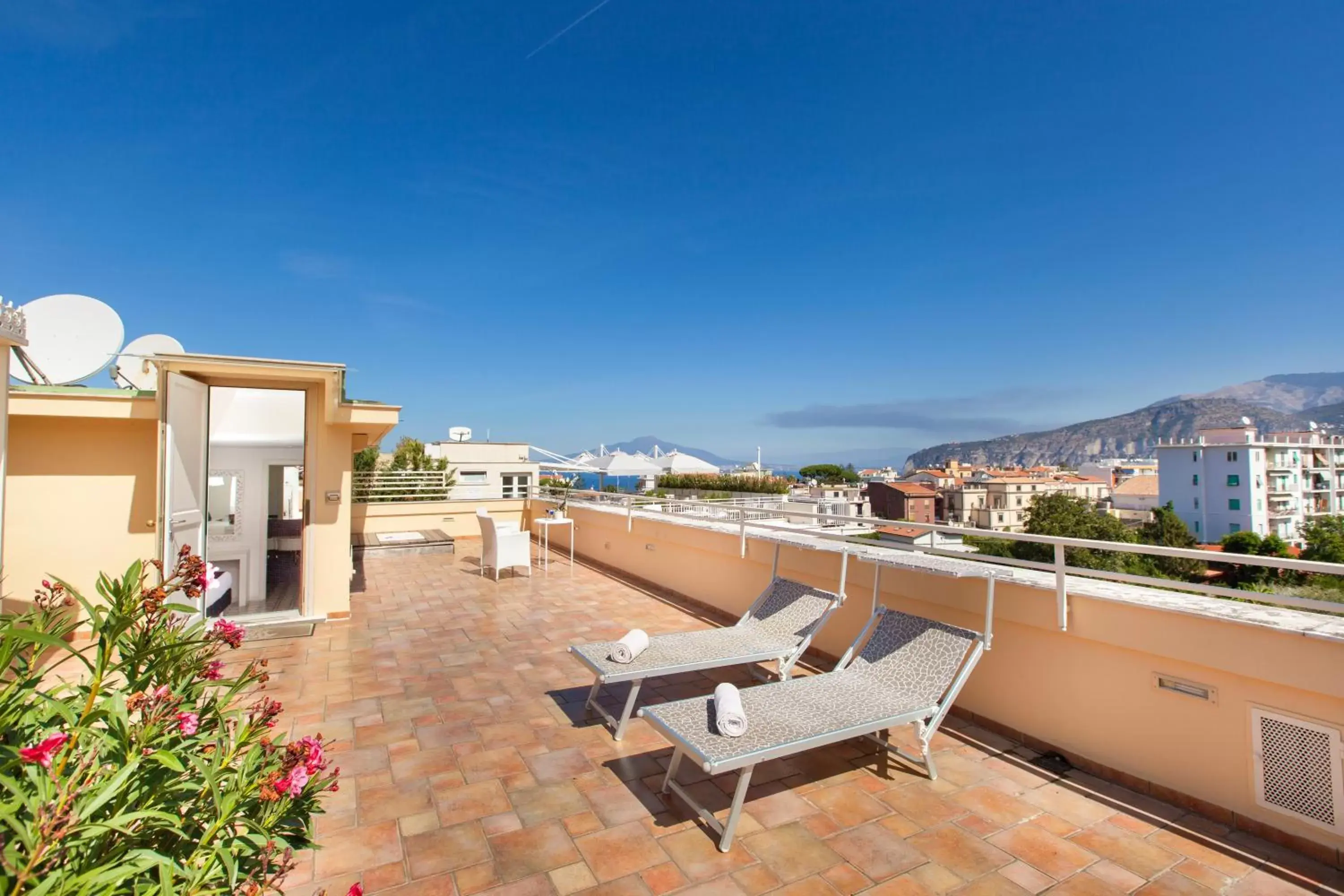 Balcony/Terrace in Hotel Antiche Mura