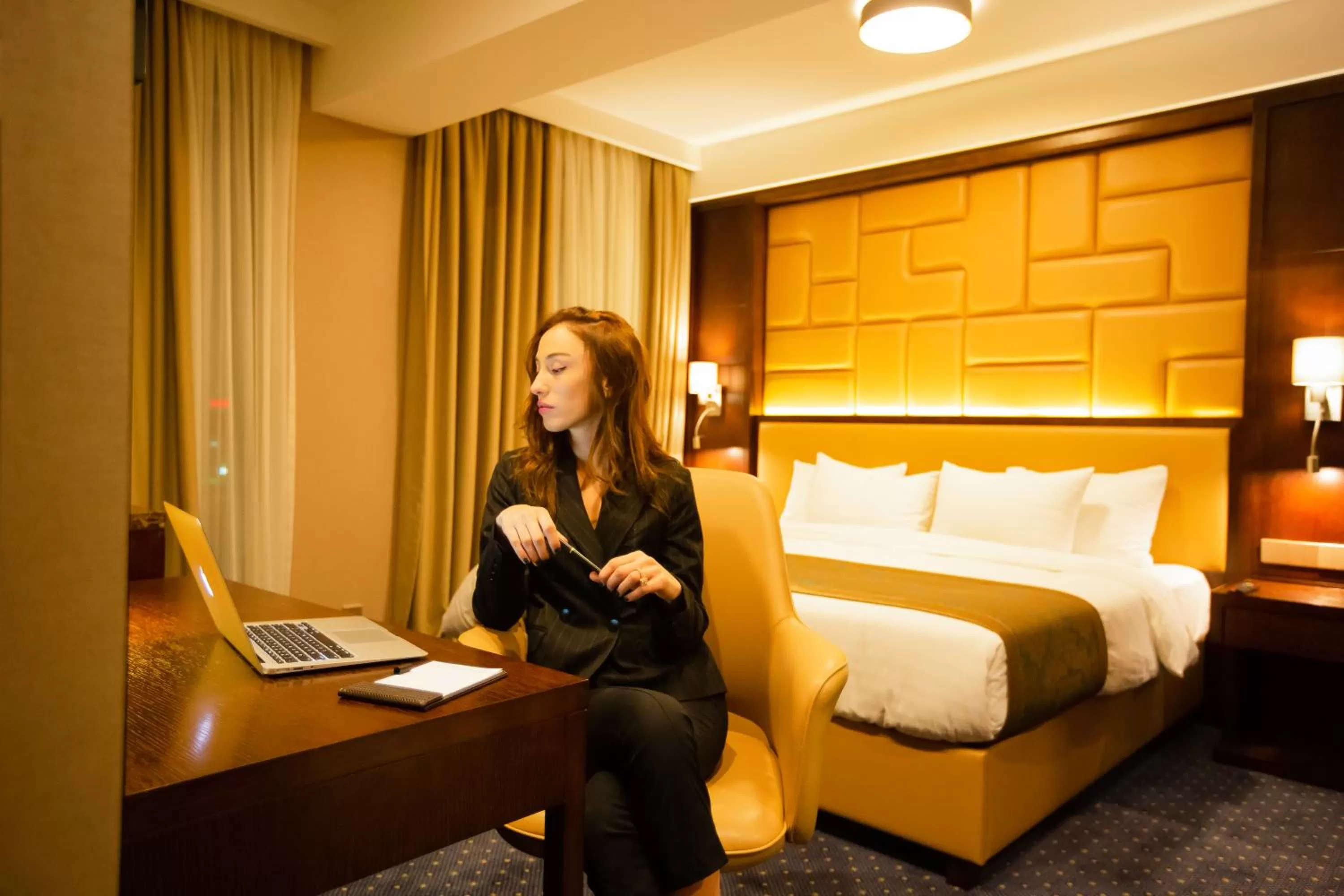 People, Bed in KMM Hotel