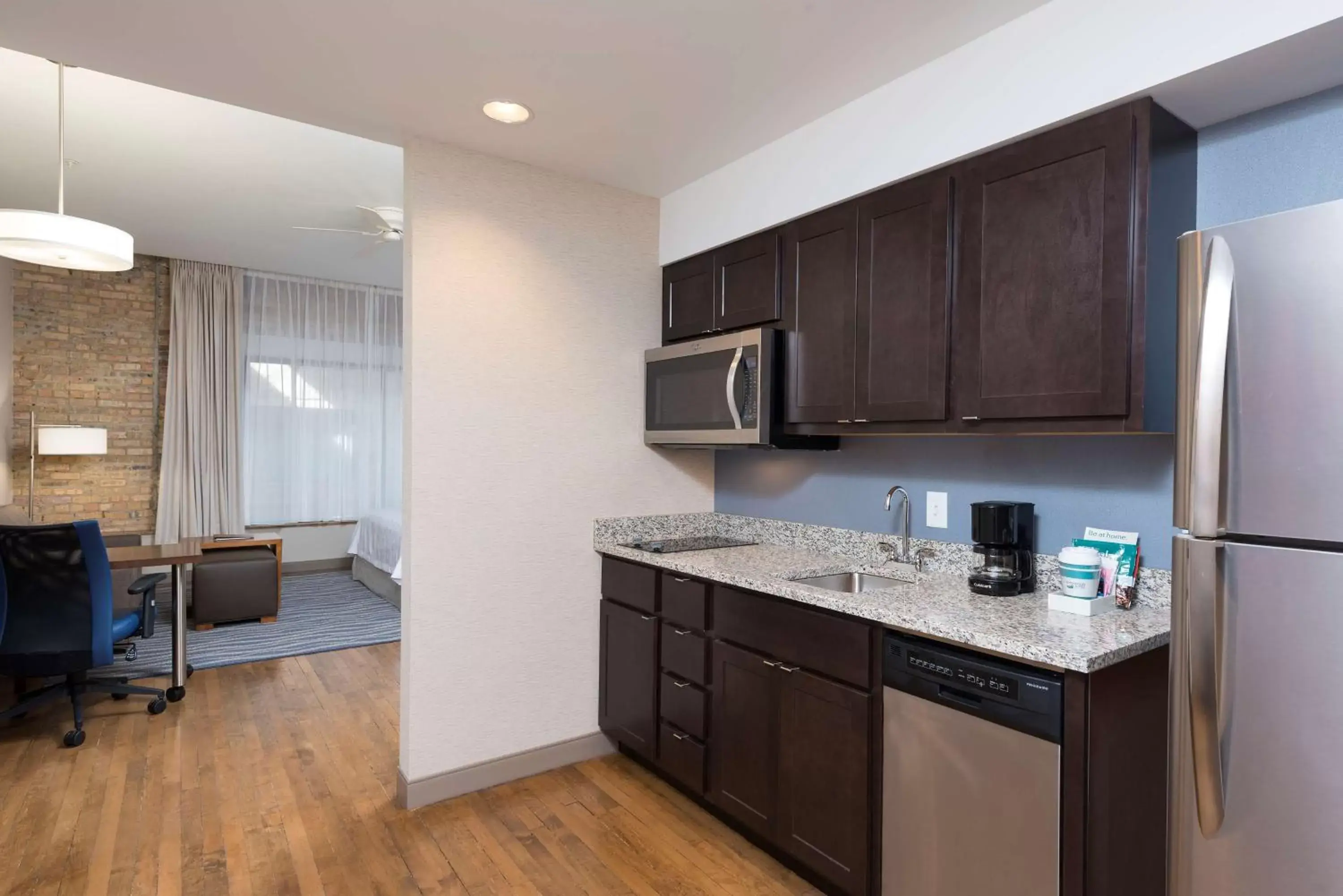 Kitchen or kitchenette, Kitchen/Kitchenette in Homewood Suites by Hilton Grand Rapids Downtown