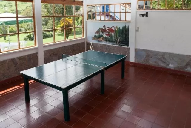 Table tennis in Hotel Campestre Los Arrayanes