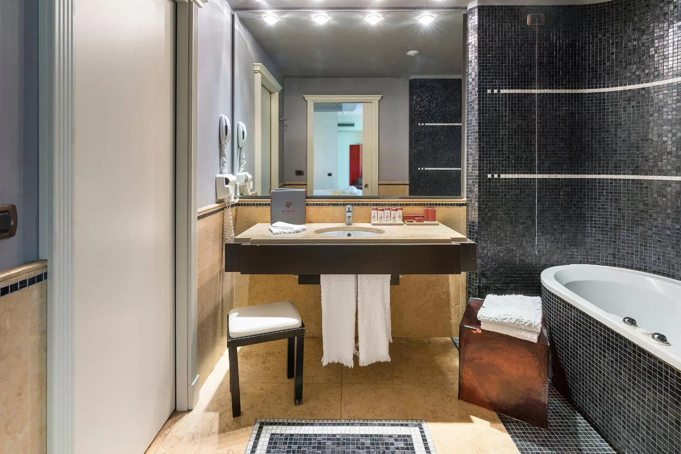 Bathroom in Romano Palace Luxury Hotel