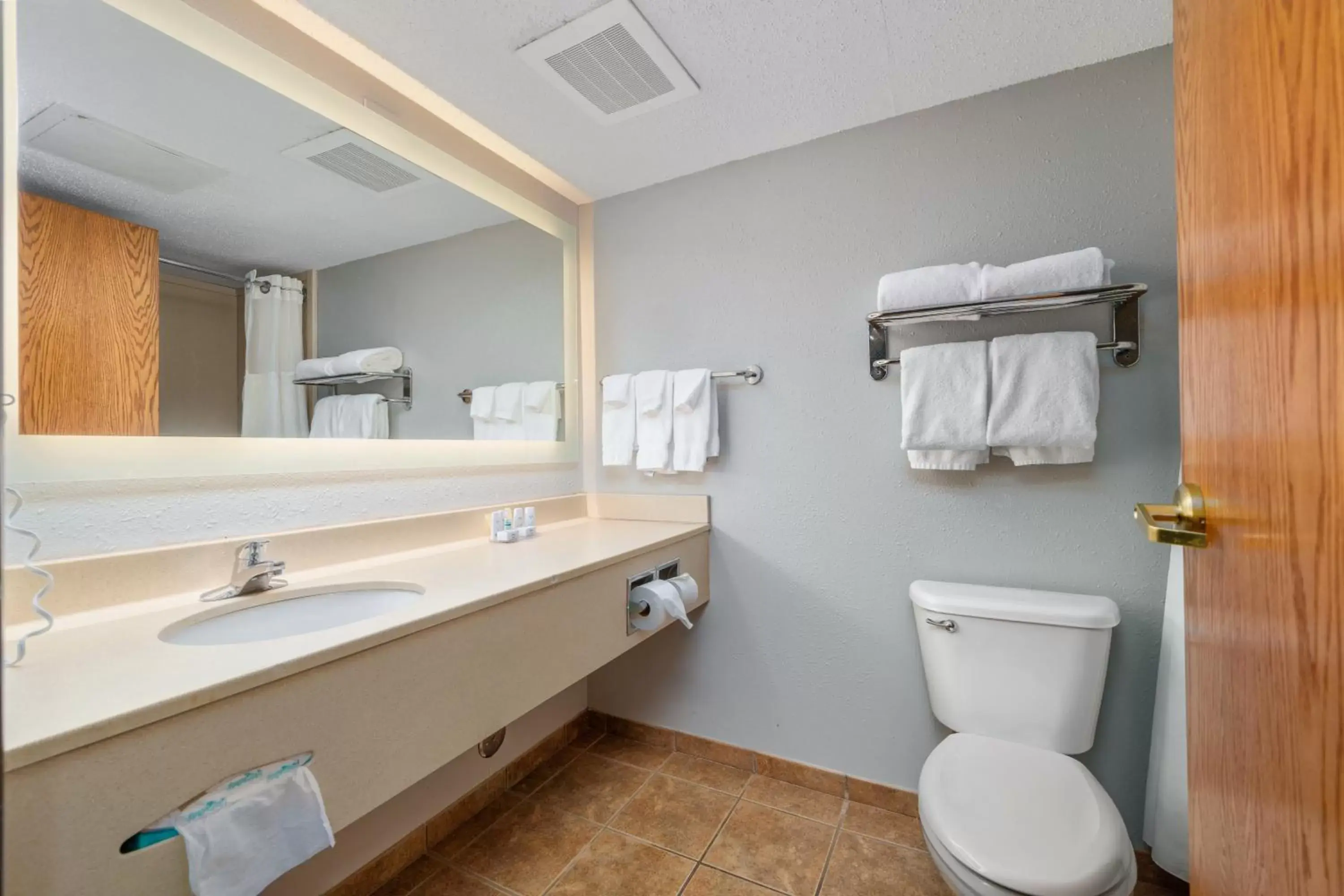 Bathroom in Ramada by Wyndham Sioux Falls Airport - Waterpark Resort & Event Center