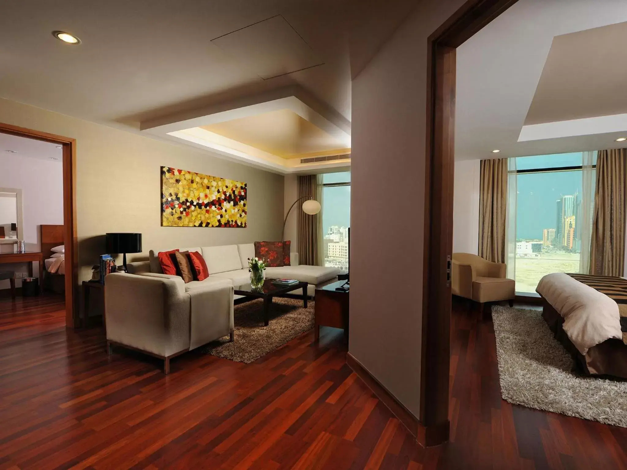 Living room, Seating Area in Fraser Suites Seef Bahrain