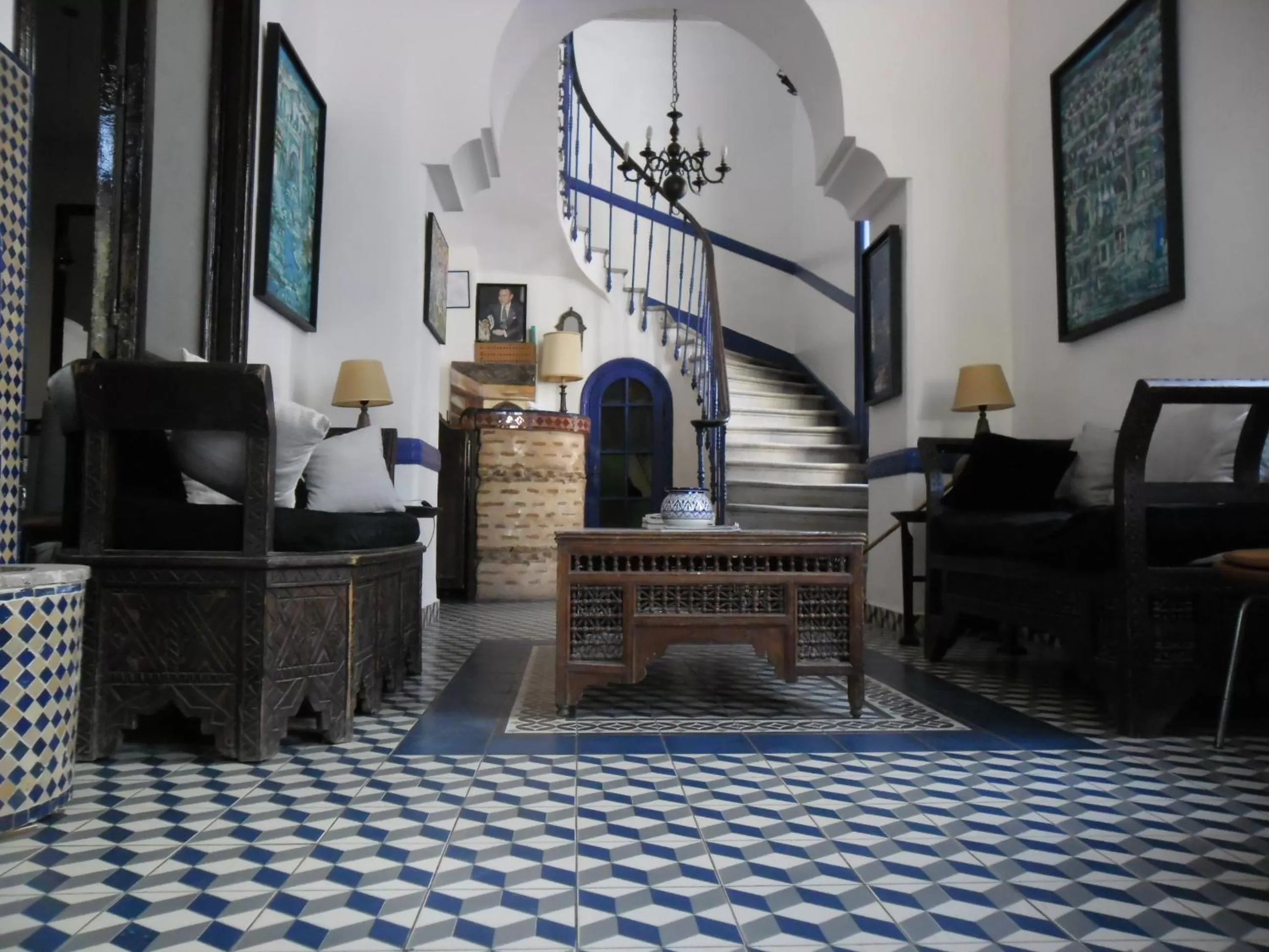 Lobby or reception in Hôtel Central