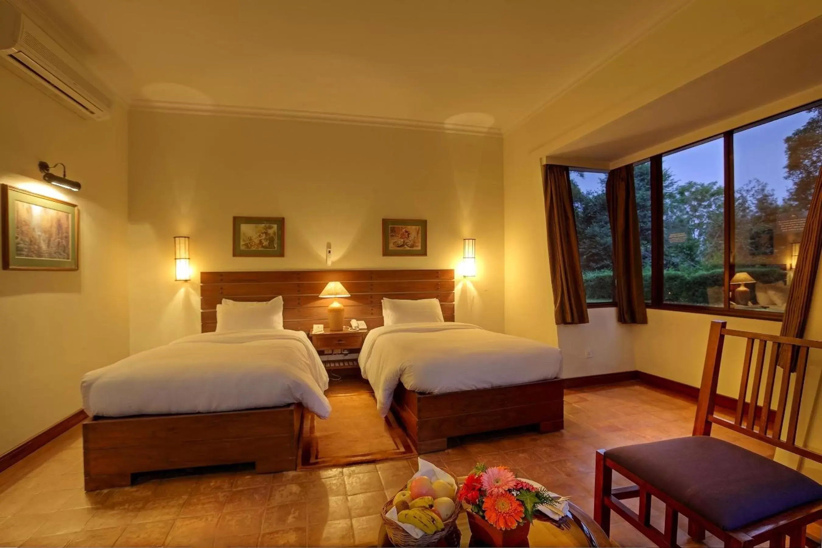 Shower, Bed in Gokarna Forest Resort