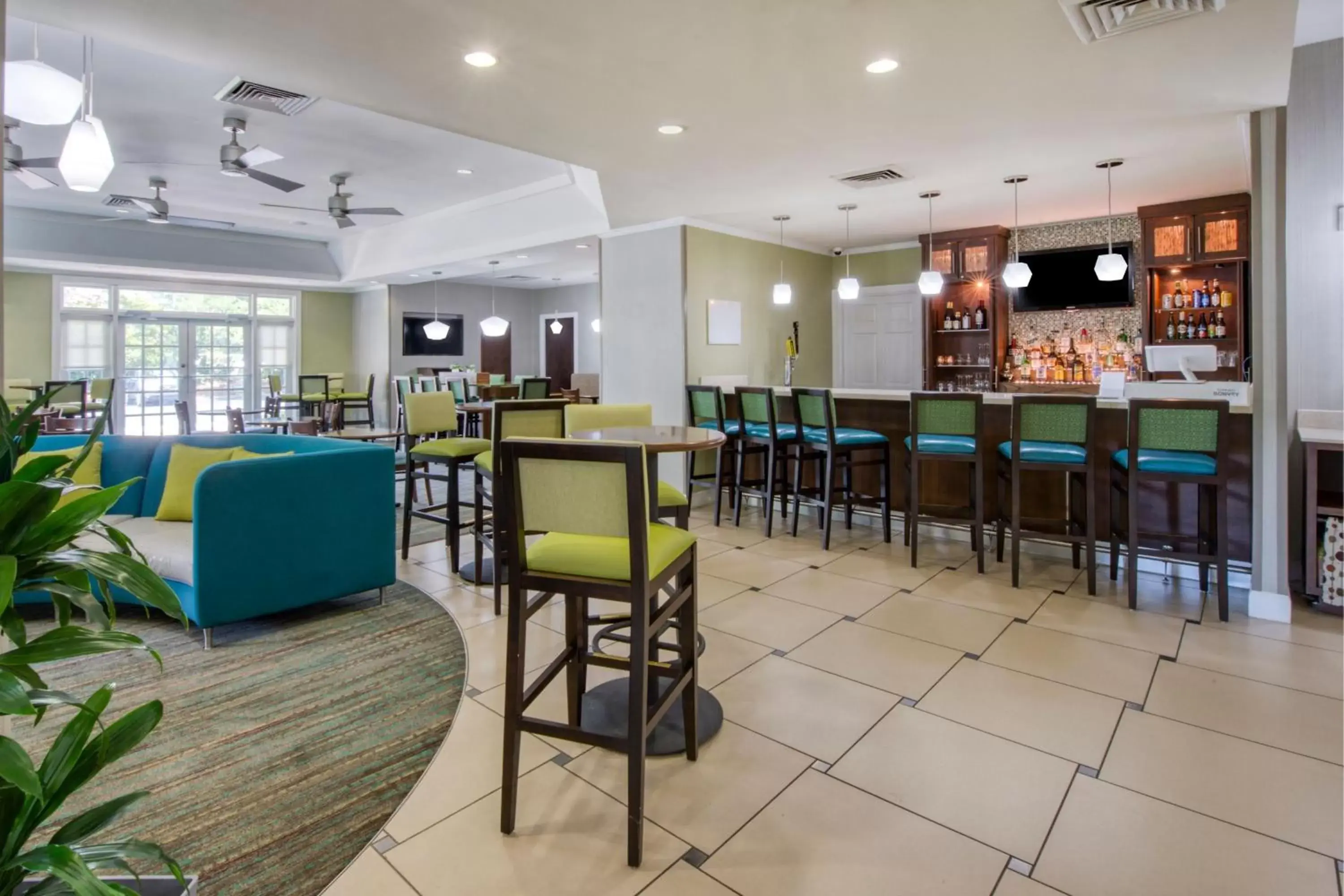 Lobby or reception, Lounge/Bar in Residence Inn by Marriott Wilmington Landfall