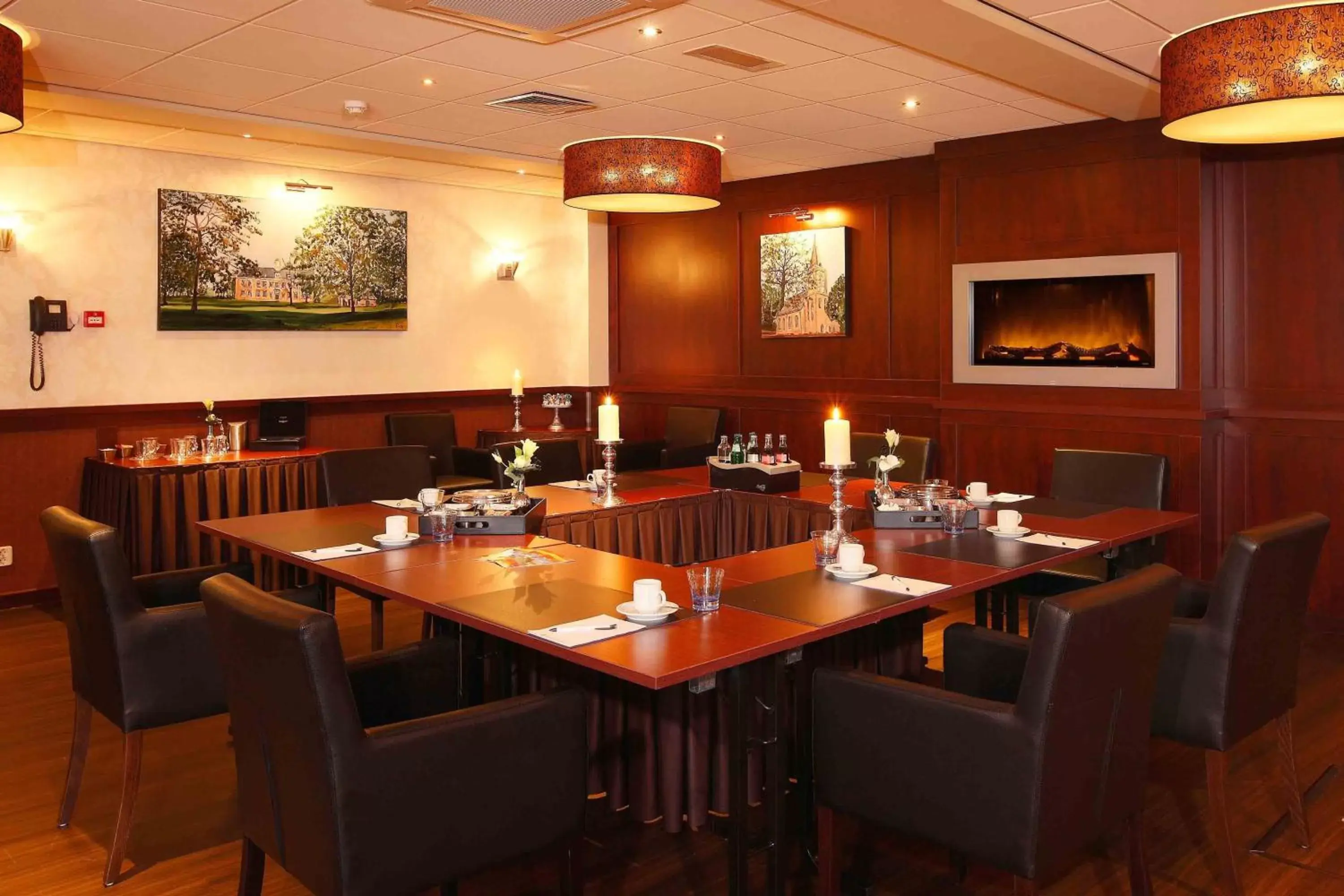 Meeting/conference room, Restaurant/Places to Eat in Hotel Parkzicht