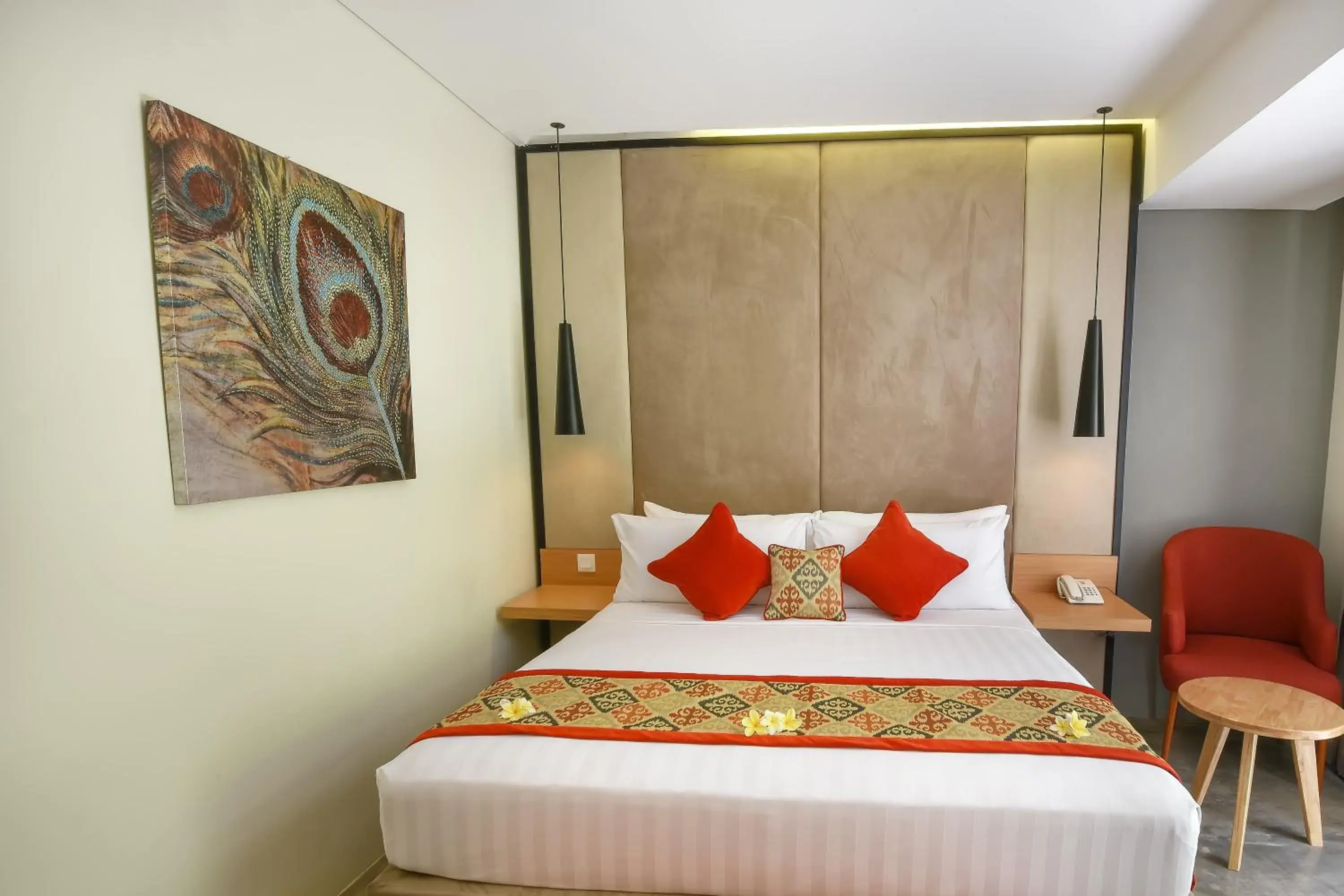 Bedroom, Bed in Villa Puri Ayu