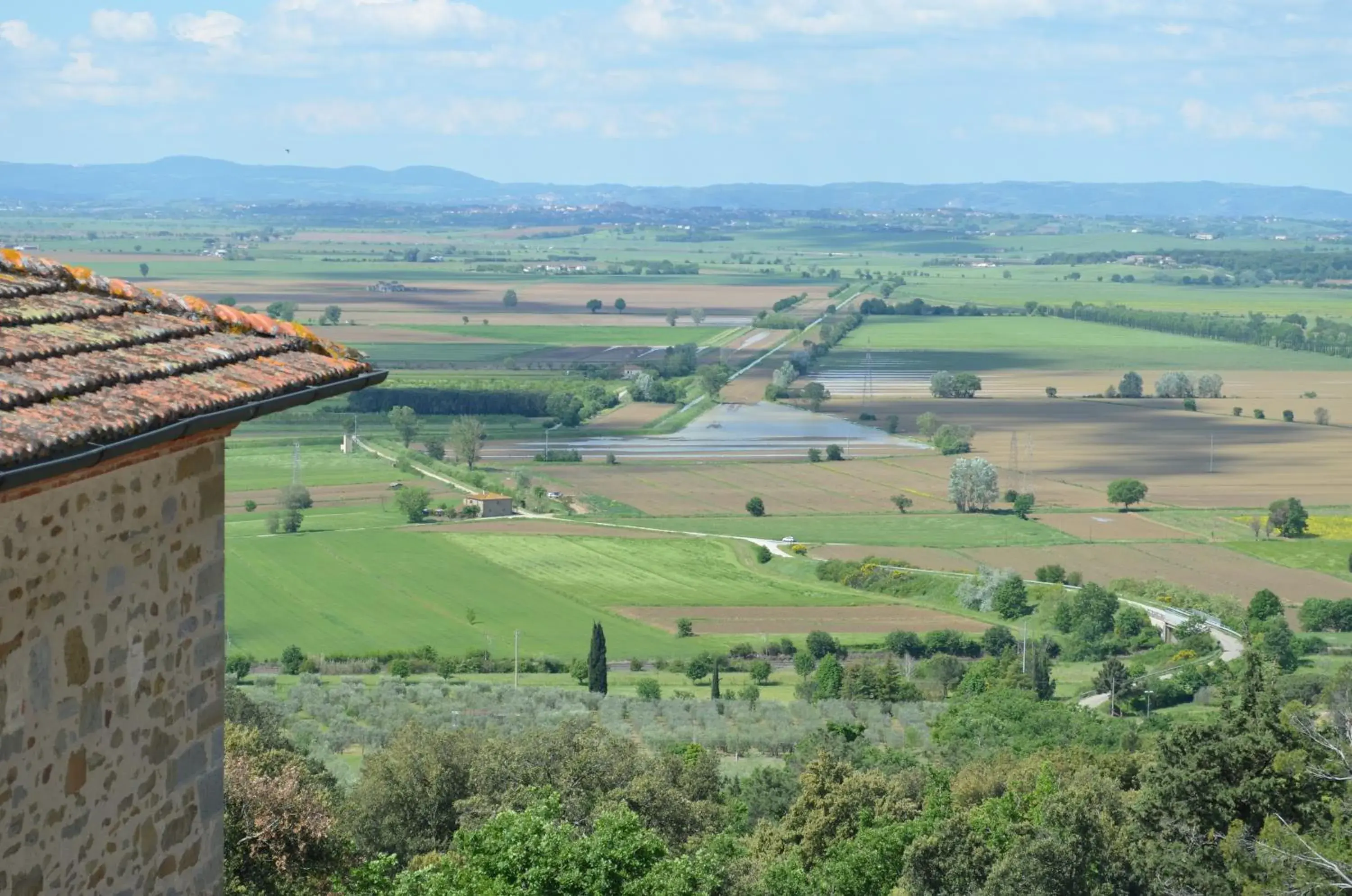 Natural landscape, Bird's-eye View in Villa Schiatti