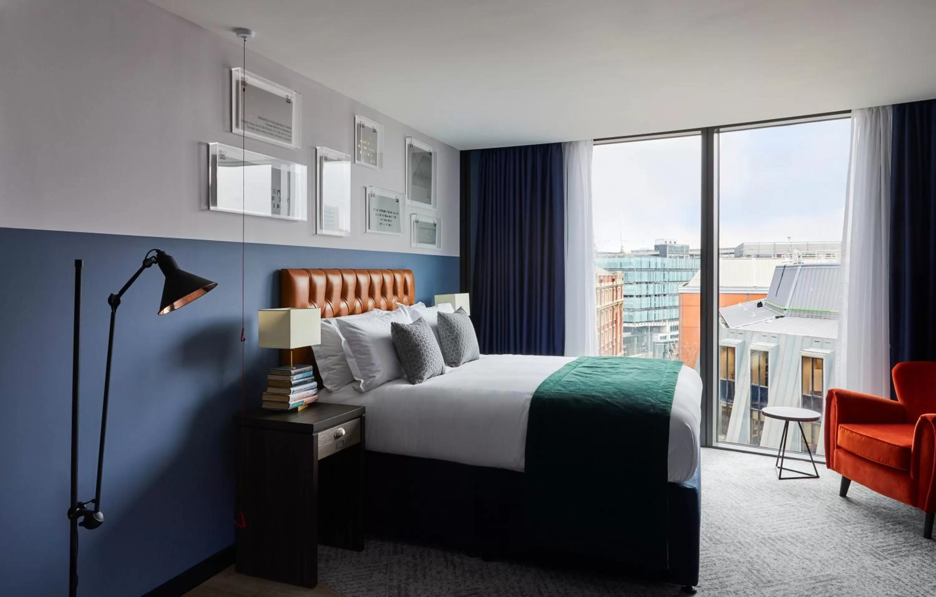 Double Room with Accessible Roll-In Shower in Hotel Indigo Manchester - Victoria Station, an IHG Hotel
