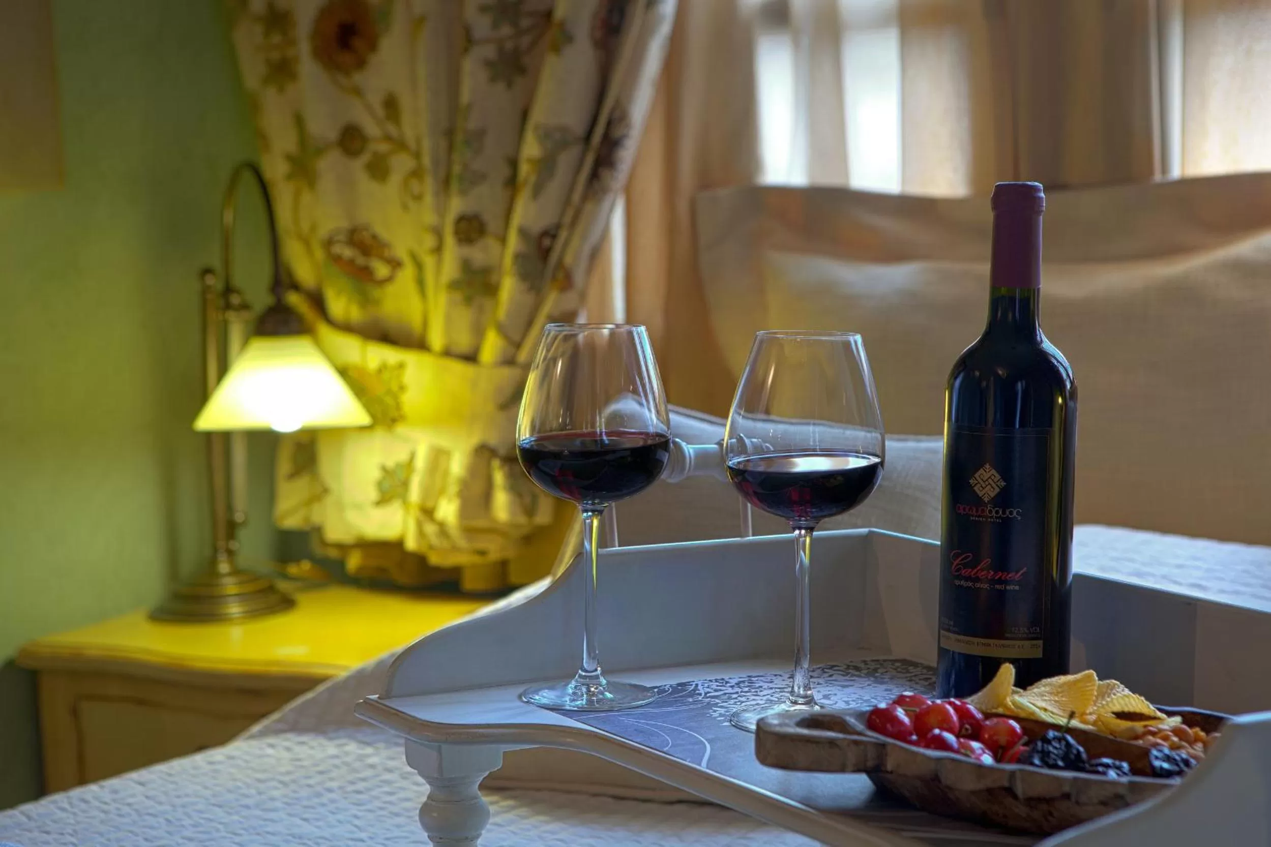 Decorative detail in AROMA DRYOS SPA & ECO Hotel