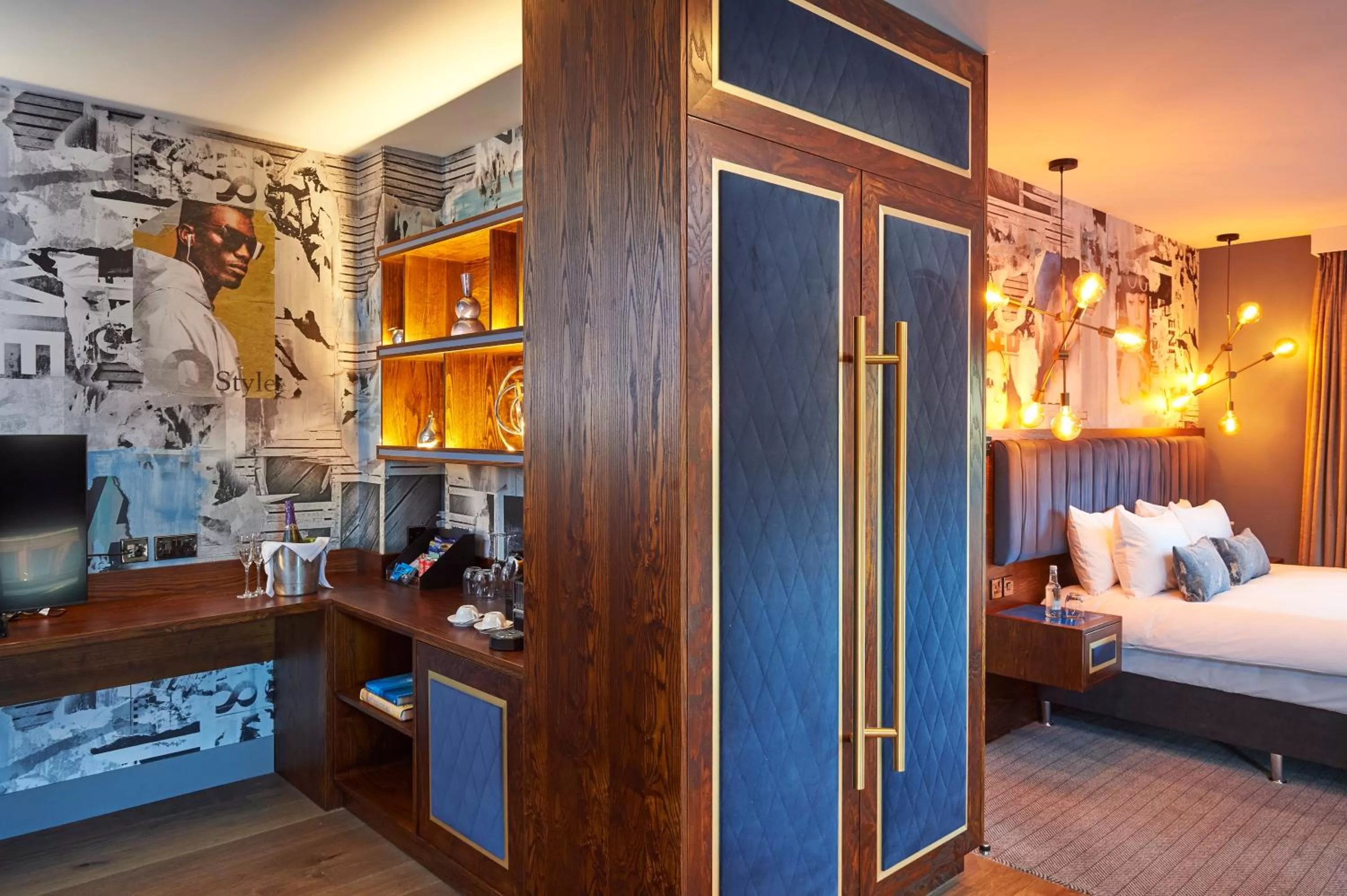 Bedroom, Bed in Malmaison Manchester