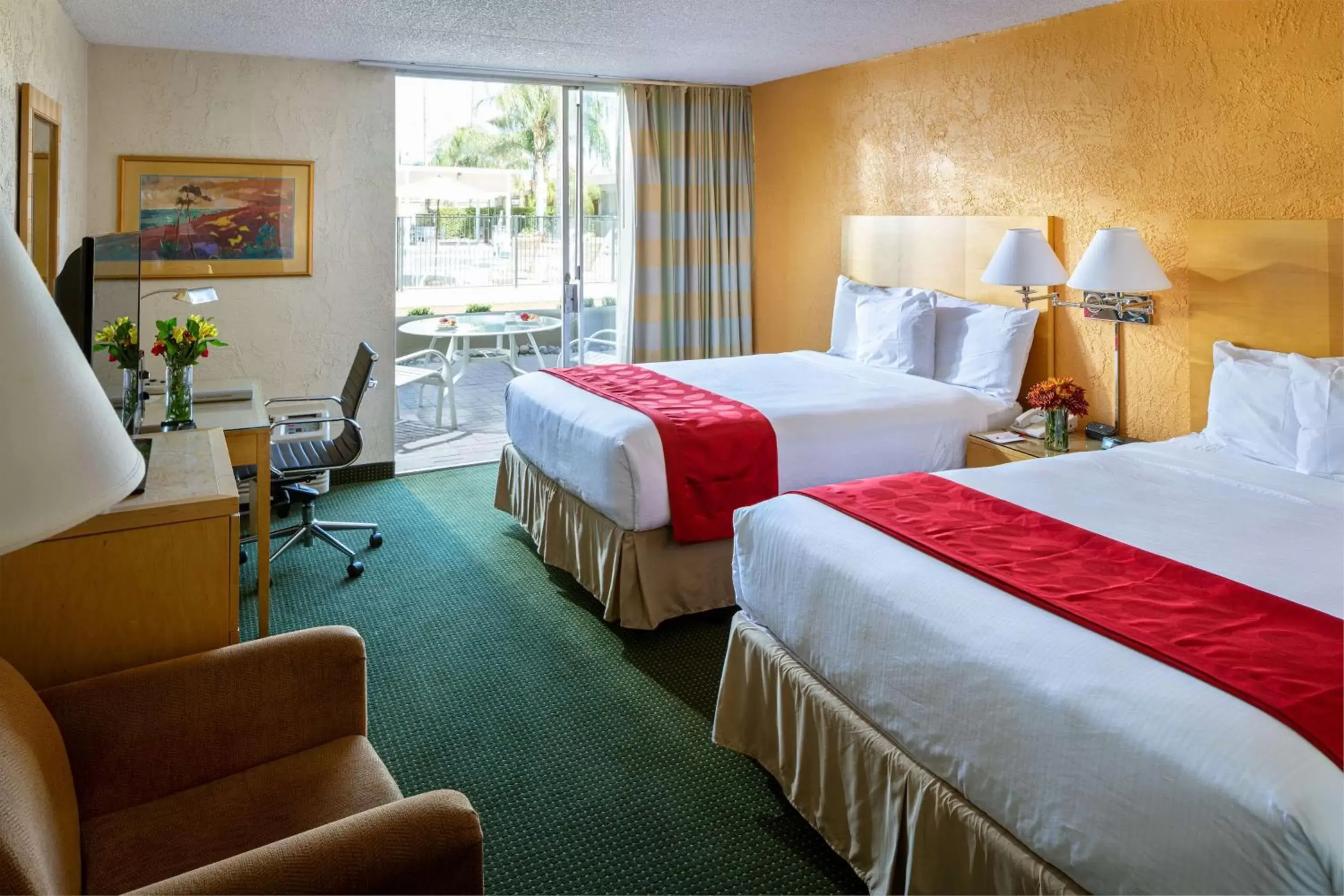 Deluxe Queen Room with Two Queen Beds - Non-Smoking in Ramada by Wyndham Tucson