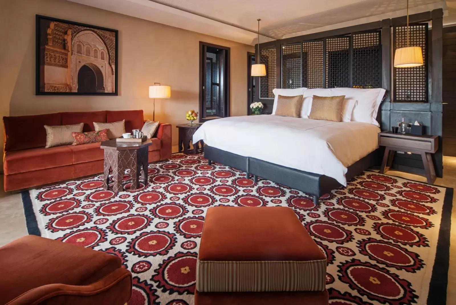 Bed in Fairmont Royal Palm Marrakech