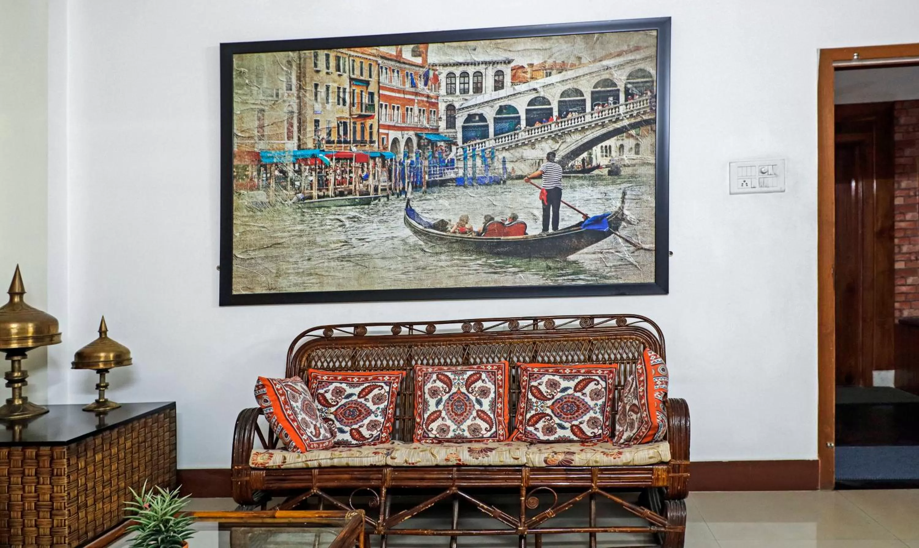 Seating area in Treebo Umal Homestay Ganeshguri