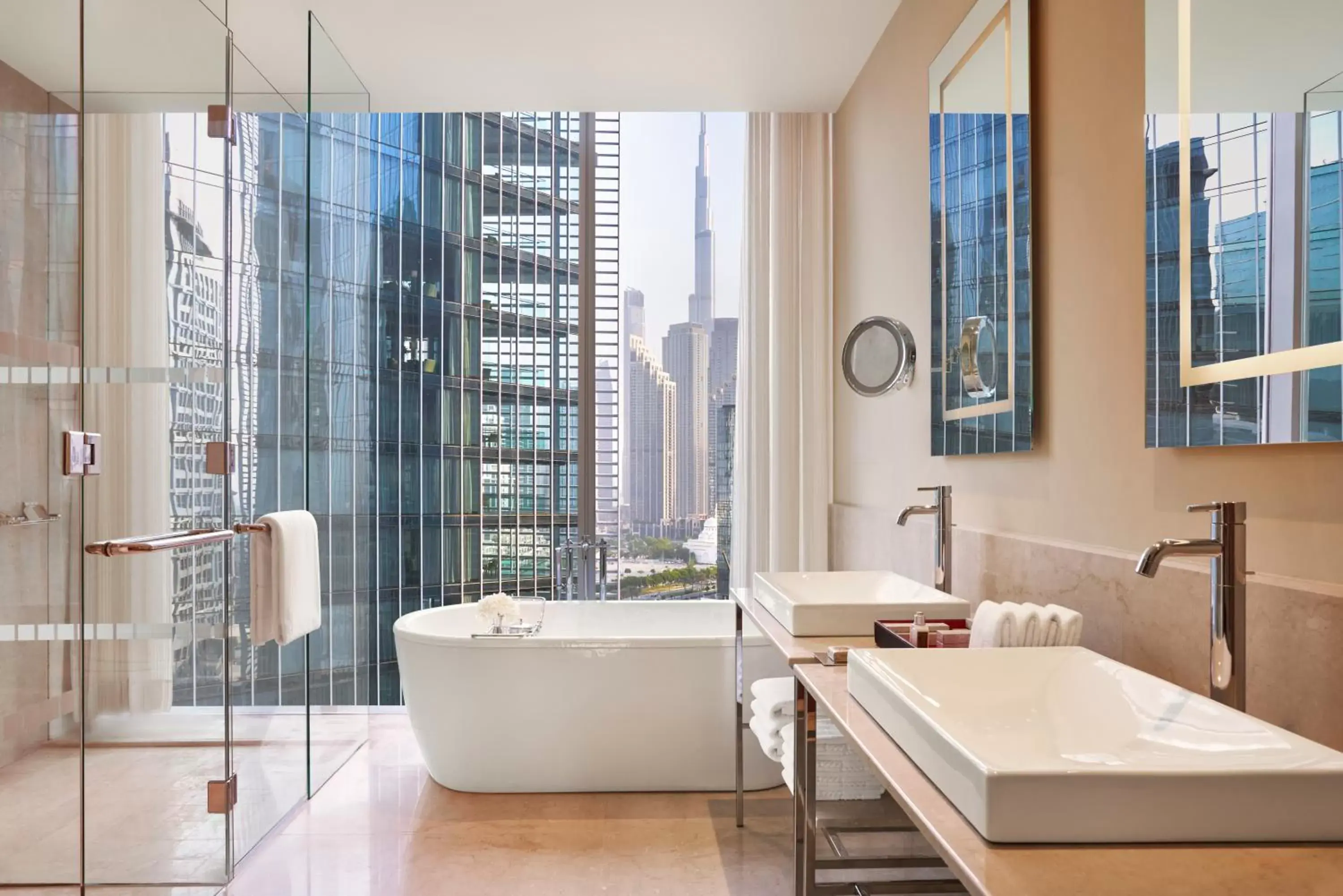 Shower, Bathroom in Anantara Downtown Dubai