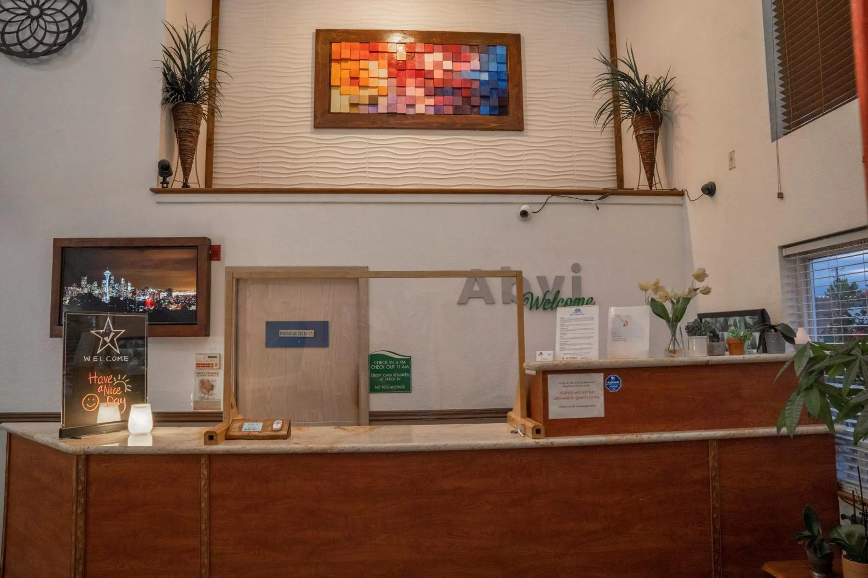 Lobby or reception in Americas Best Value Inn Lynnwood Lobby or reception in Americas Best Value Inn Lynnwood