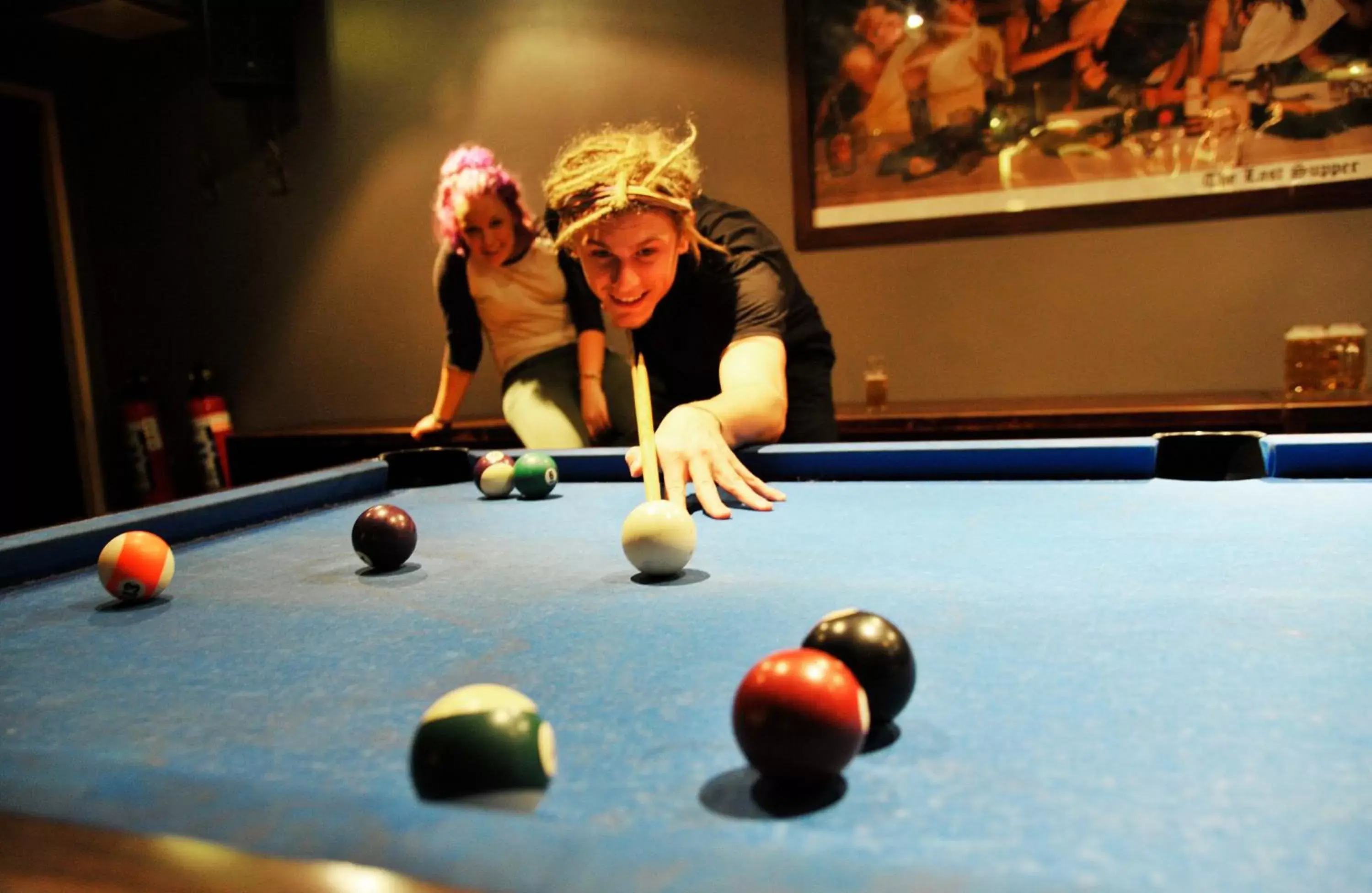 Billiard, Billiards in Wombat's City Hostel Munich Hauptbahnhof