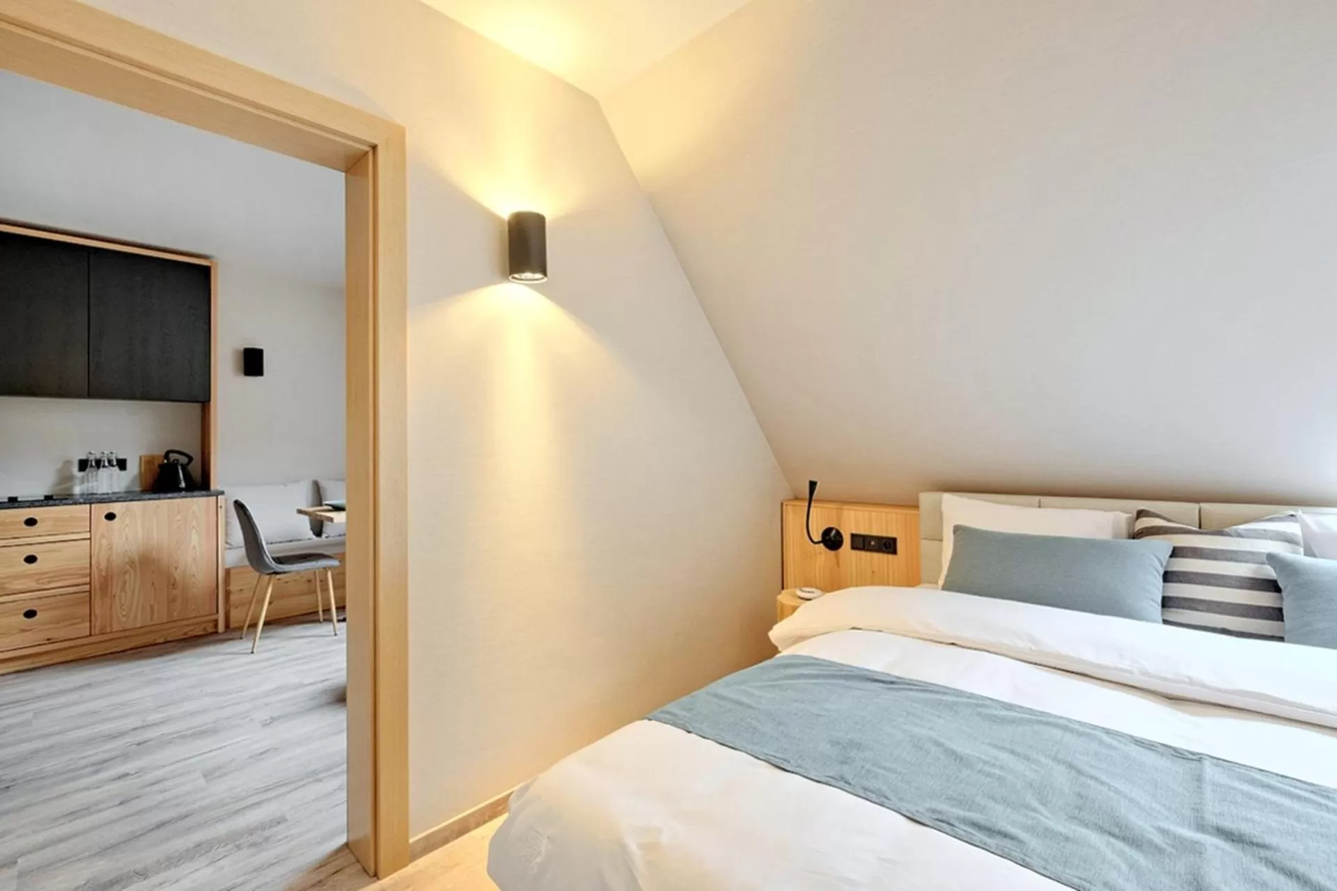 Bed in Harda House Friends & Spa