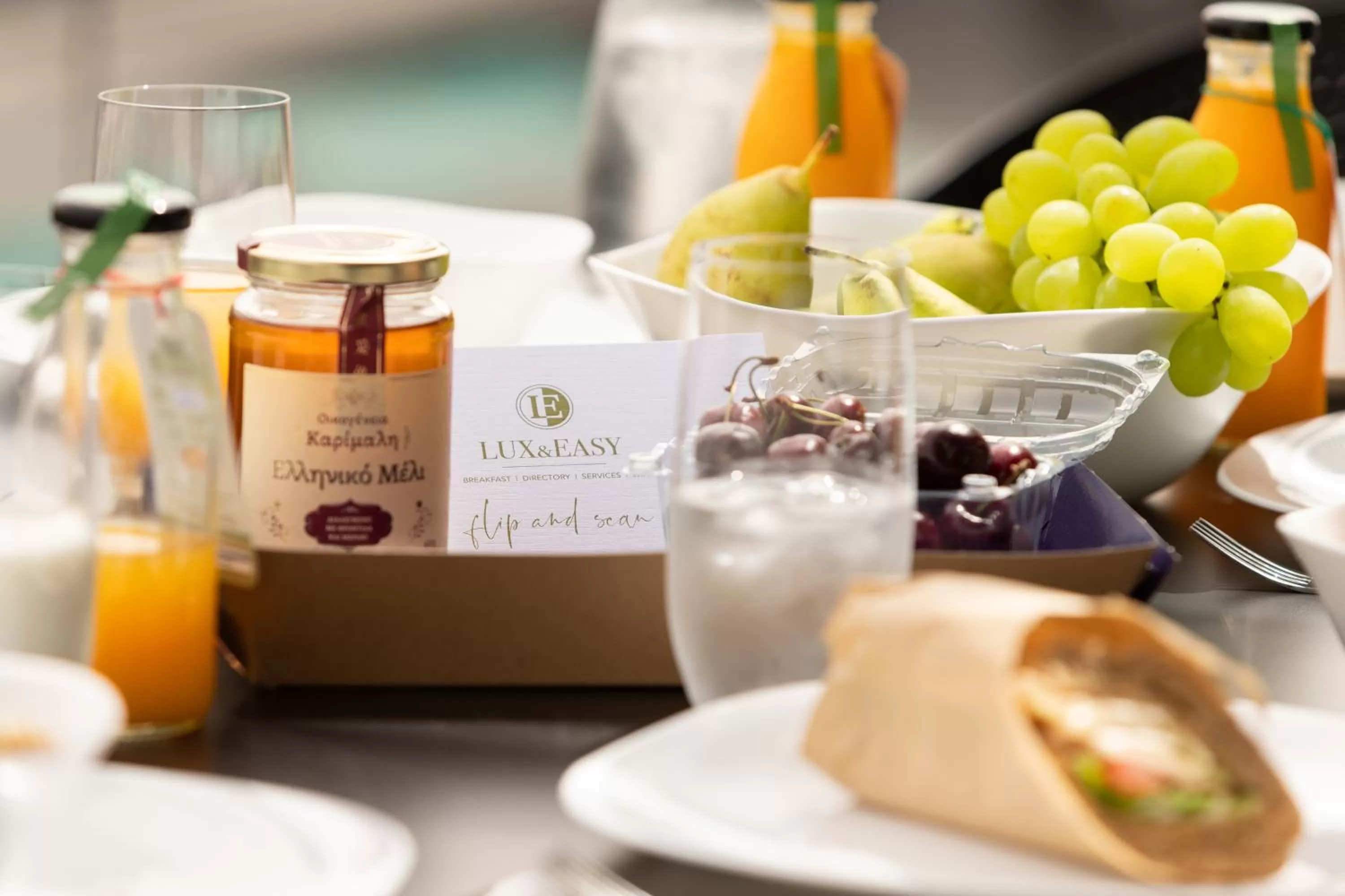 Breakfast in LUX&EASY Athens Downtown Apartments