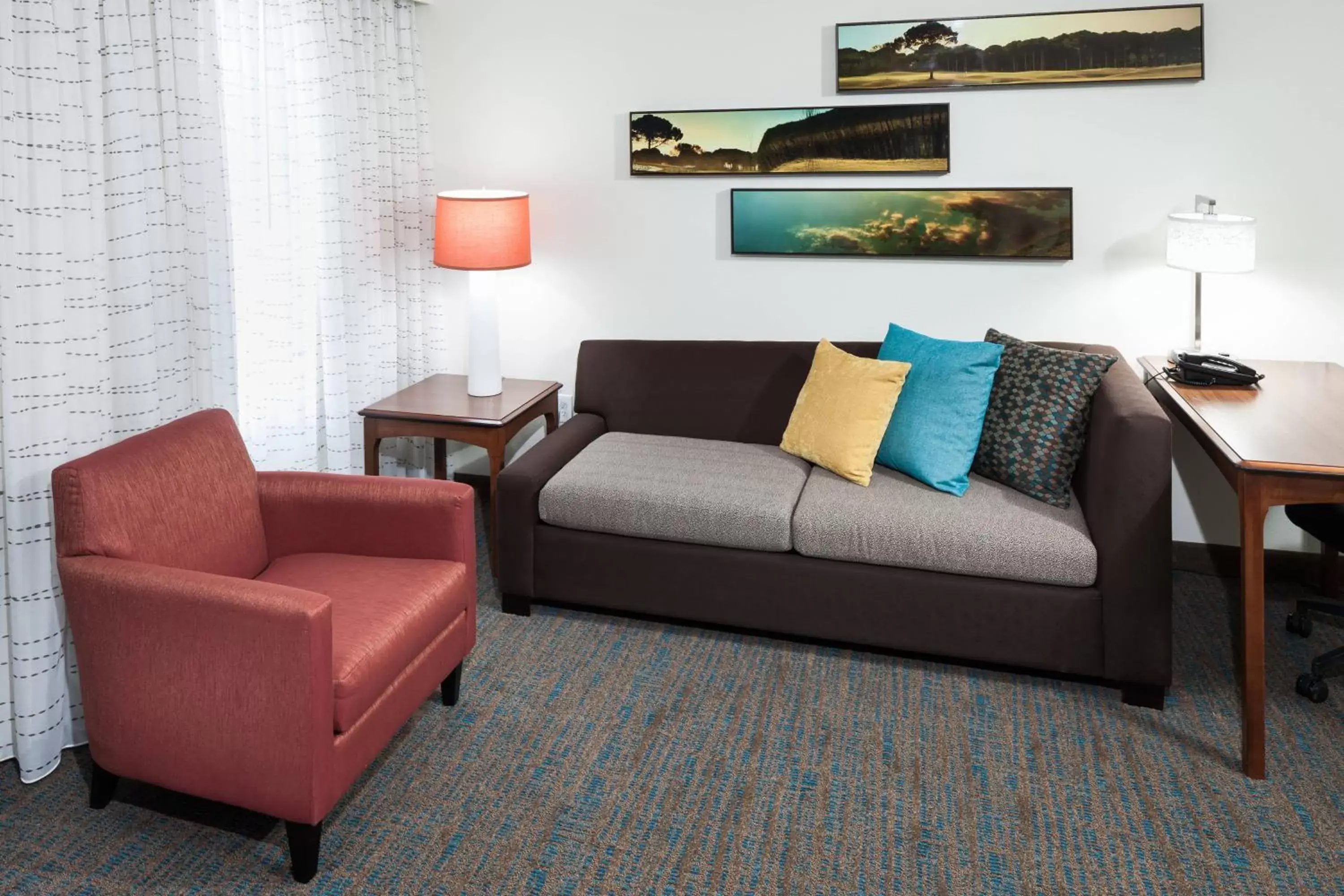 Living room, Seating Area in Residence Inn Beaumont