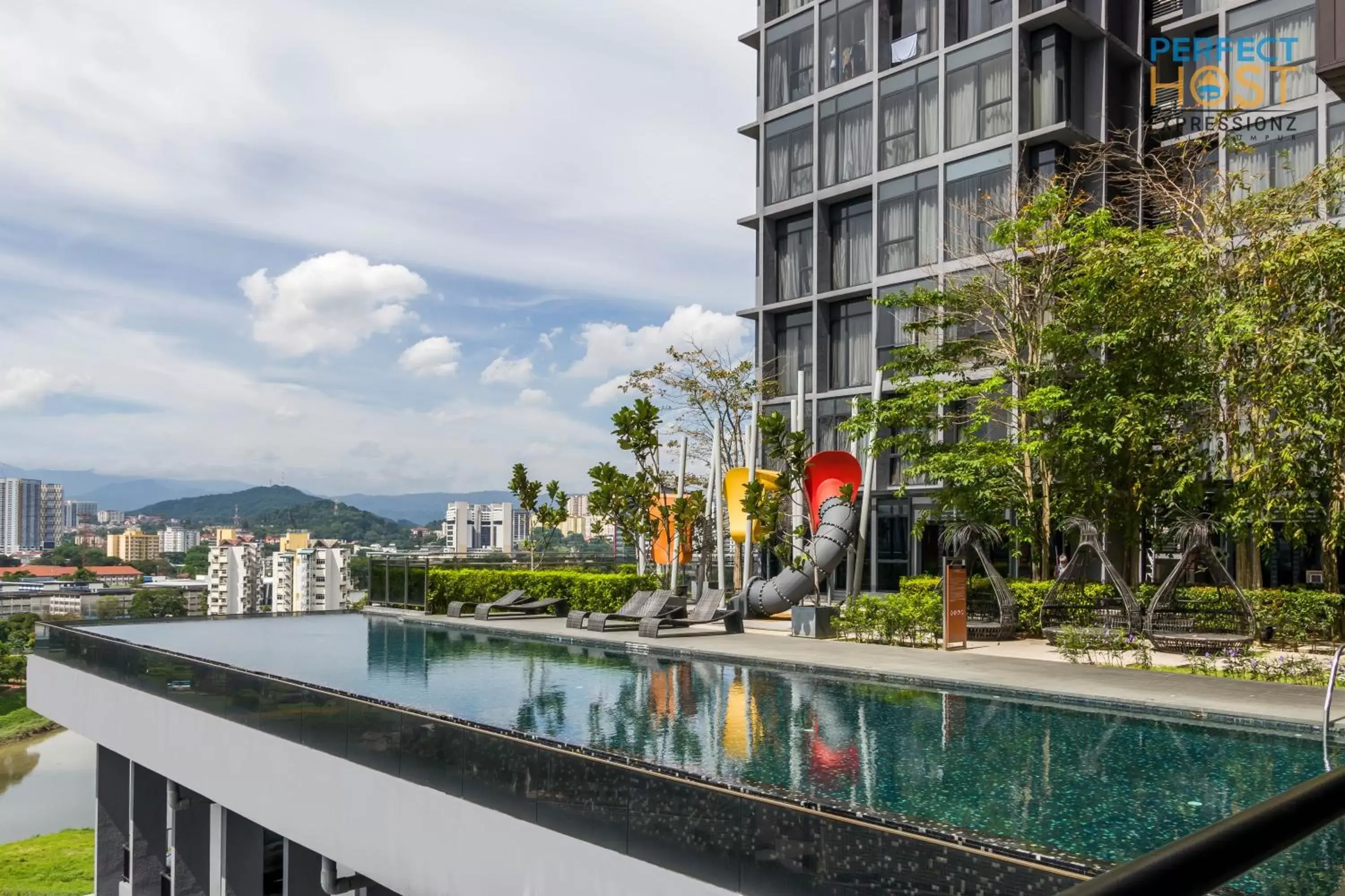 Swimming pool in Expressionz Suites KL by Perfect Host Swimming pool in Expressionz Suites KL by Perfect Host