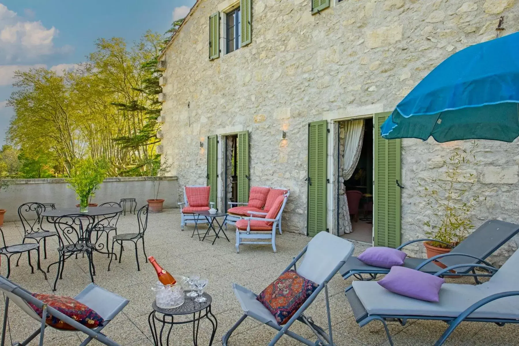 Bedroom in Bastide de Bellegarde