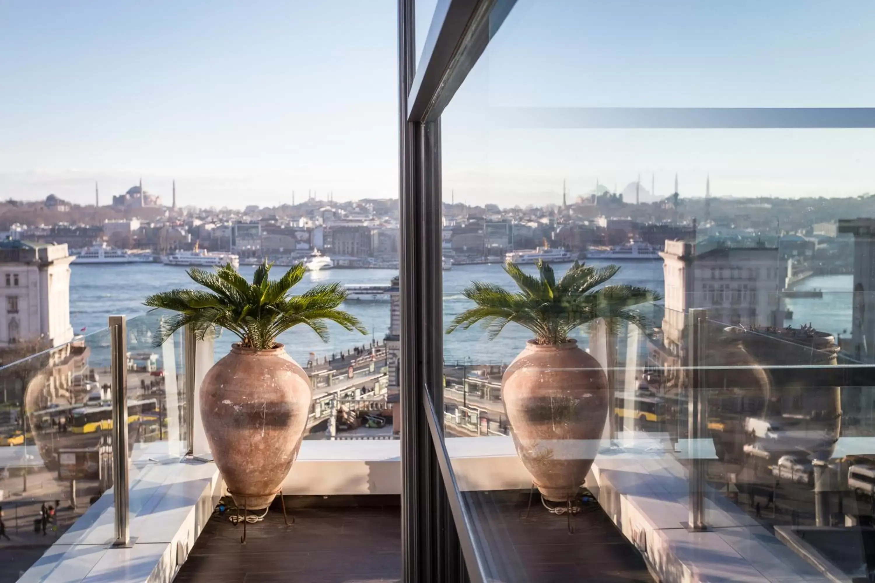 Day, Balcony/Terrace in The Bank Hotel Istanbul, a Member of Design Hotels