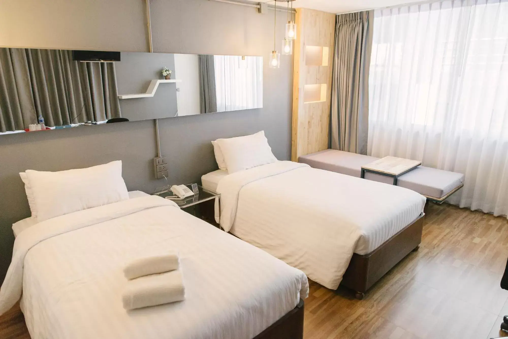 Bed in R1 Nimman Hotel Chiangmai Bed in R1 Nimman Hotel Chiangmai