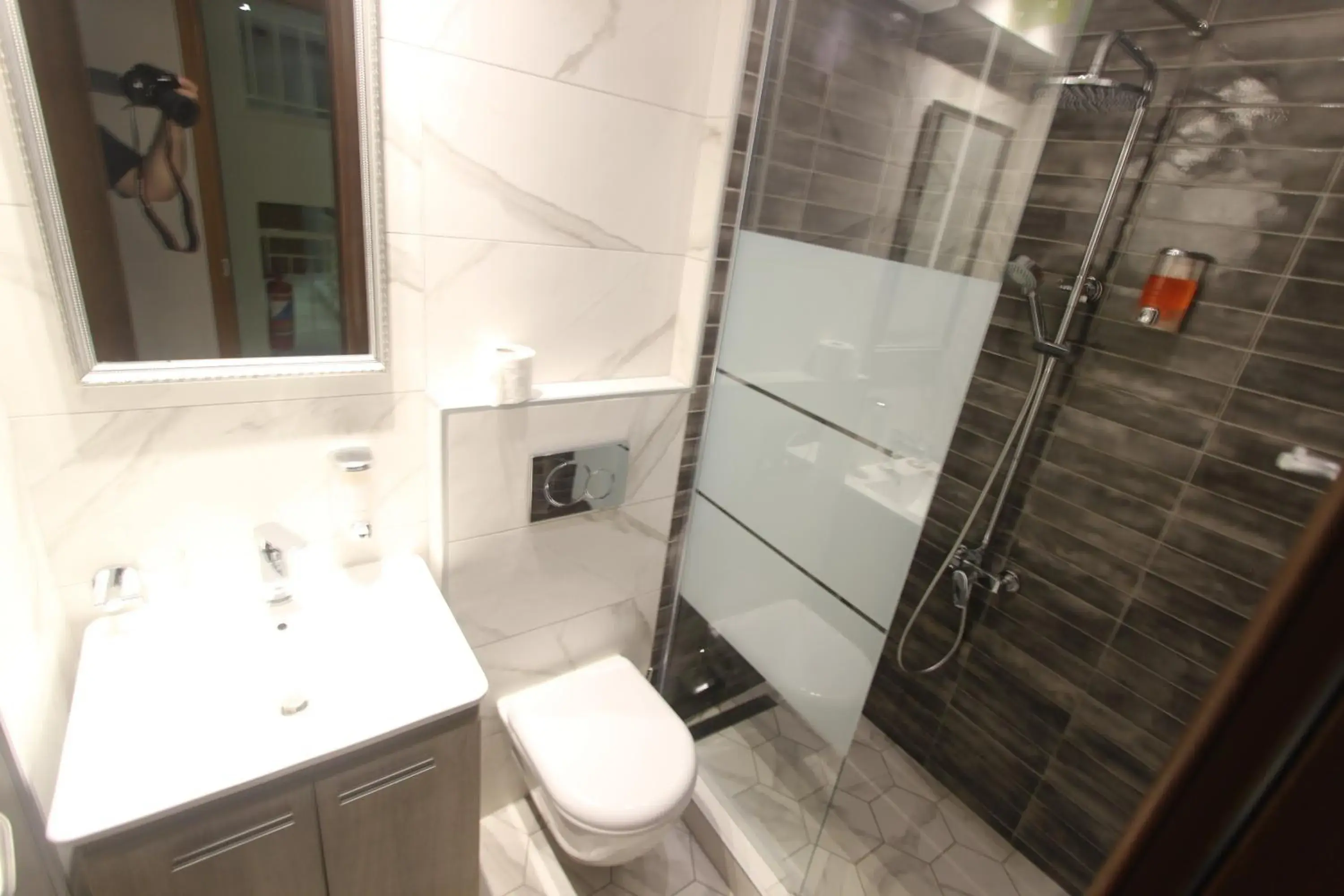 Shower, Bathroom in Hotel Mallas