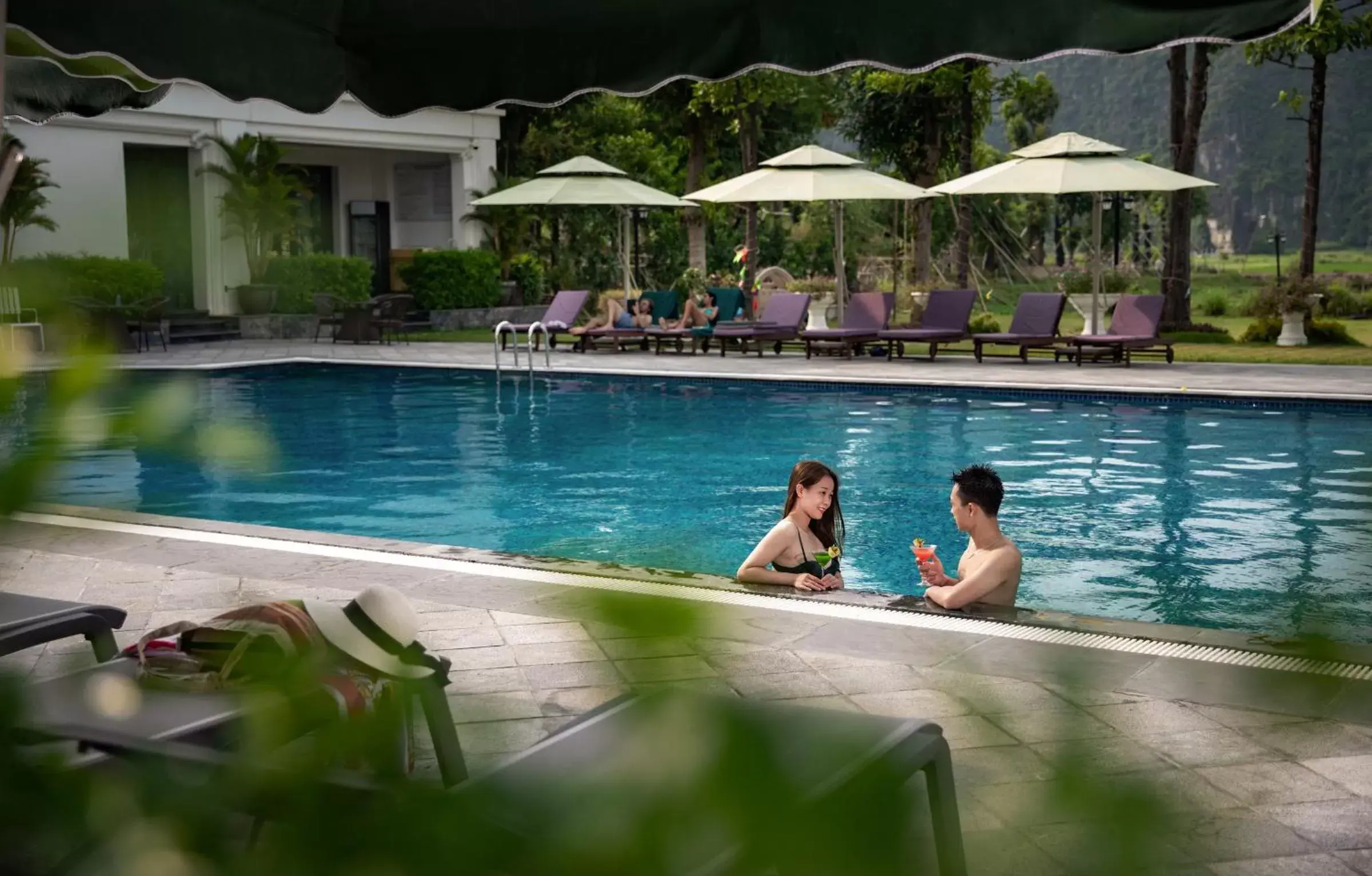 Swimming pool in Ninh Binh Hidden Charm Hotel & Resort Swimming pool in Ninh Binh Hidden Charm Hotel & Resort