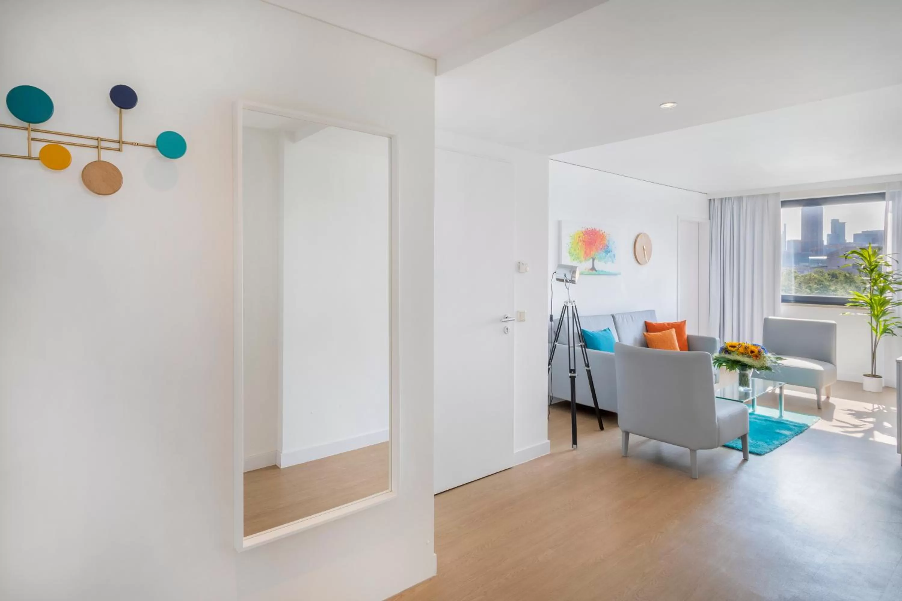 Living room in Hotel Frankfurt Messe Affiliated by Meliá