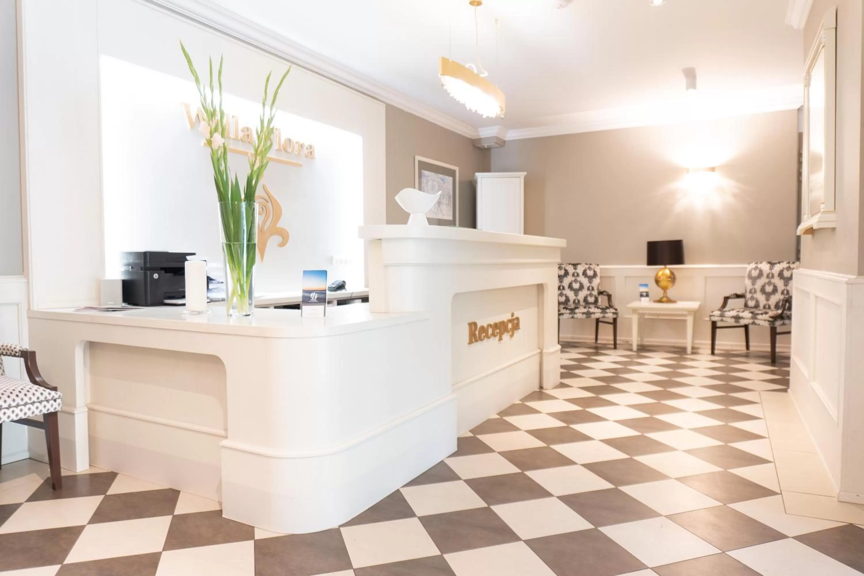 Lobby or reception in Hotel Willa Flora