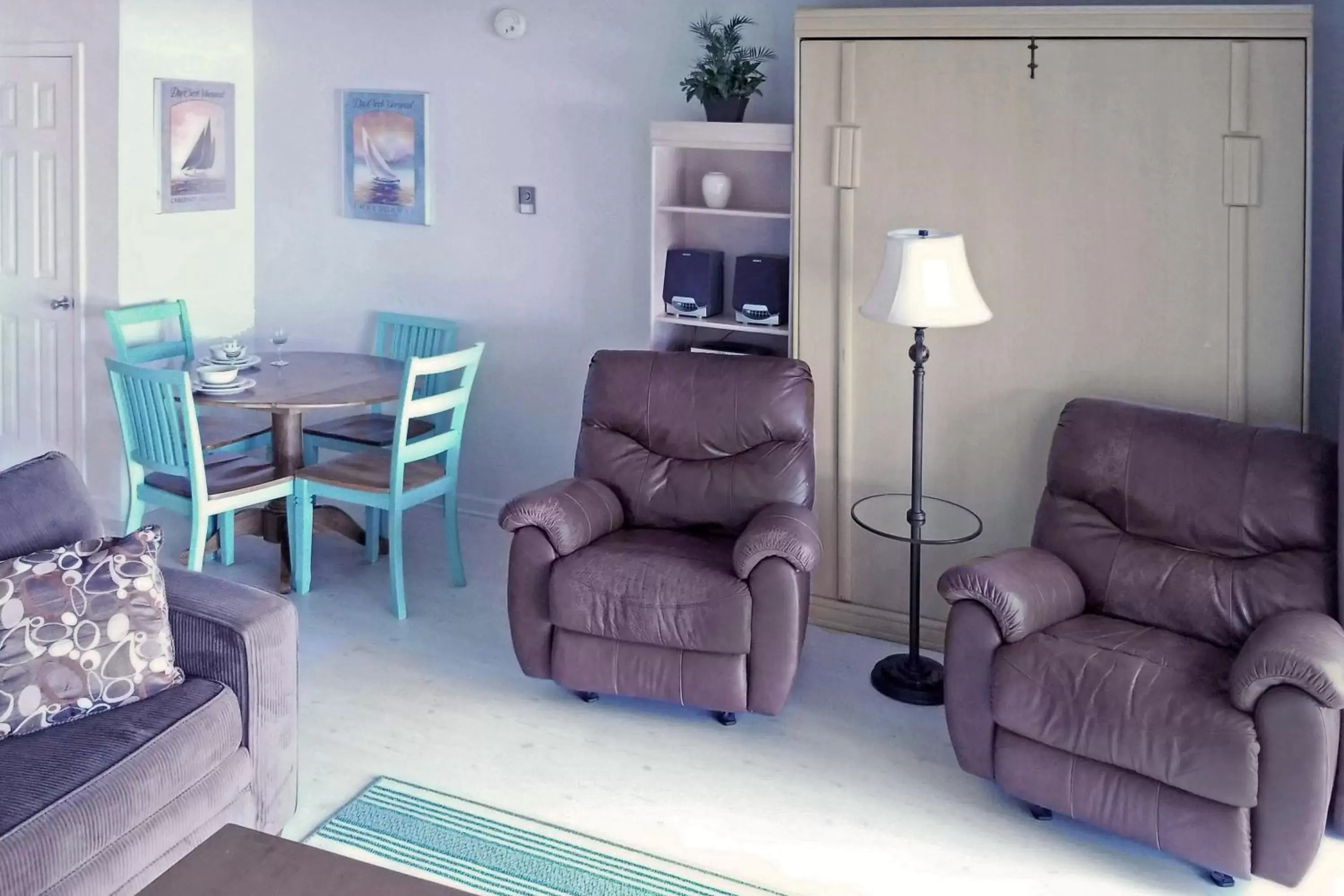 Living room, Seating Area in Ocean Terrace Condominiums