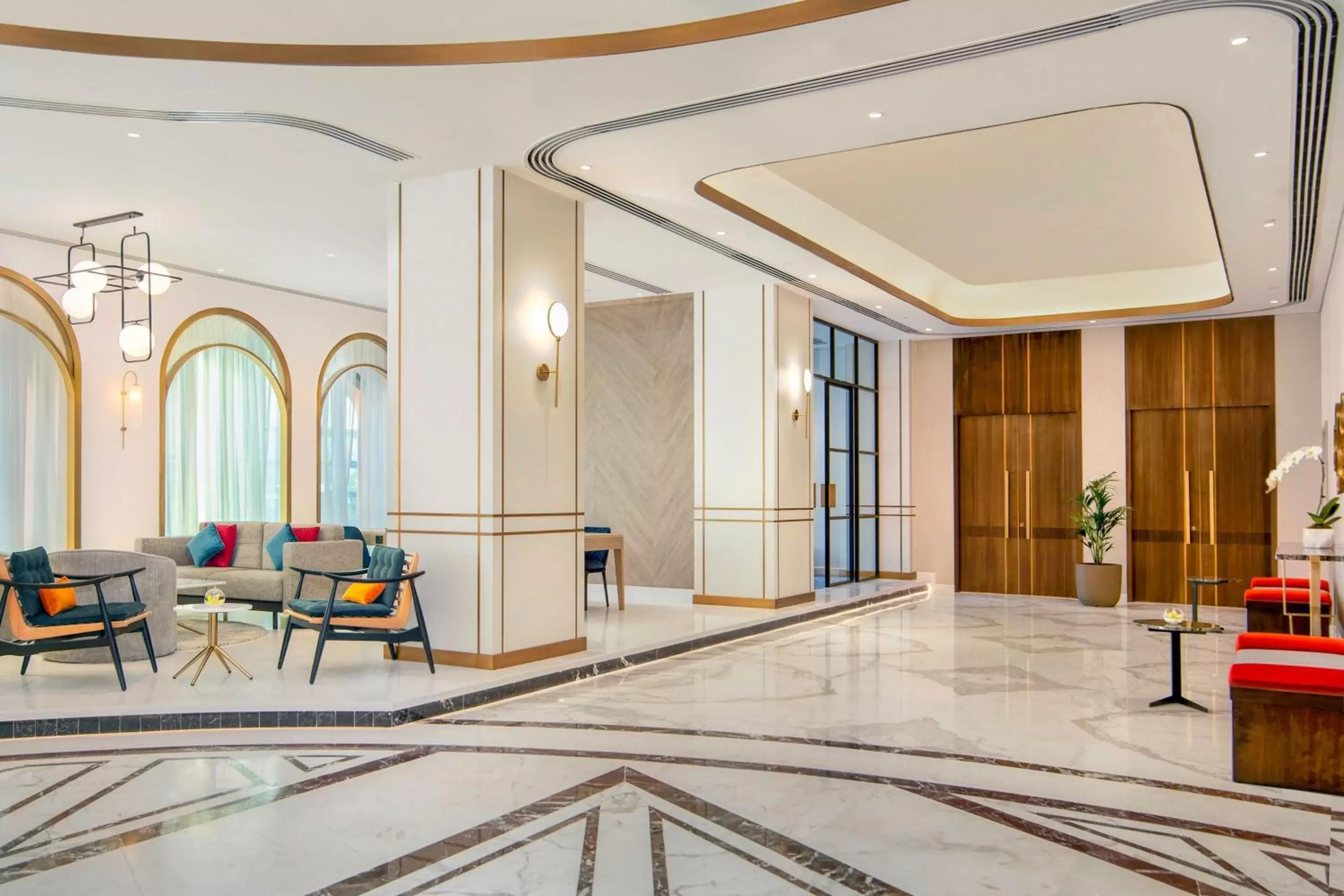 Lobby or reception in Sheraton Abu Dhabi Hotel & Resort