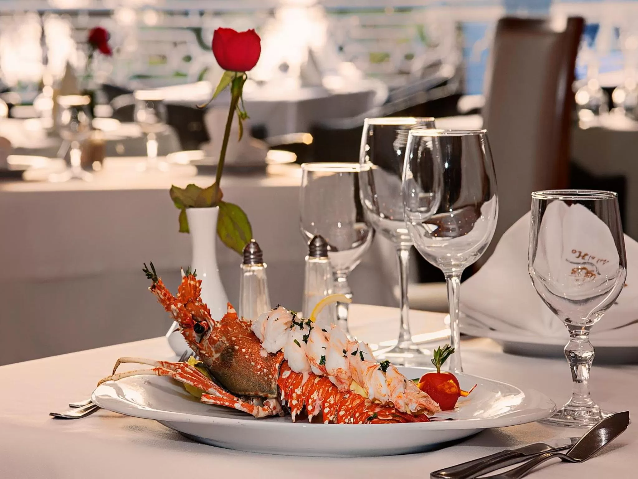 Restaurant/places to eat in Hôtel Club Val d'Anfa Casablanca Ocean view