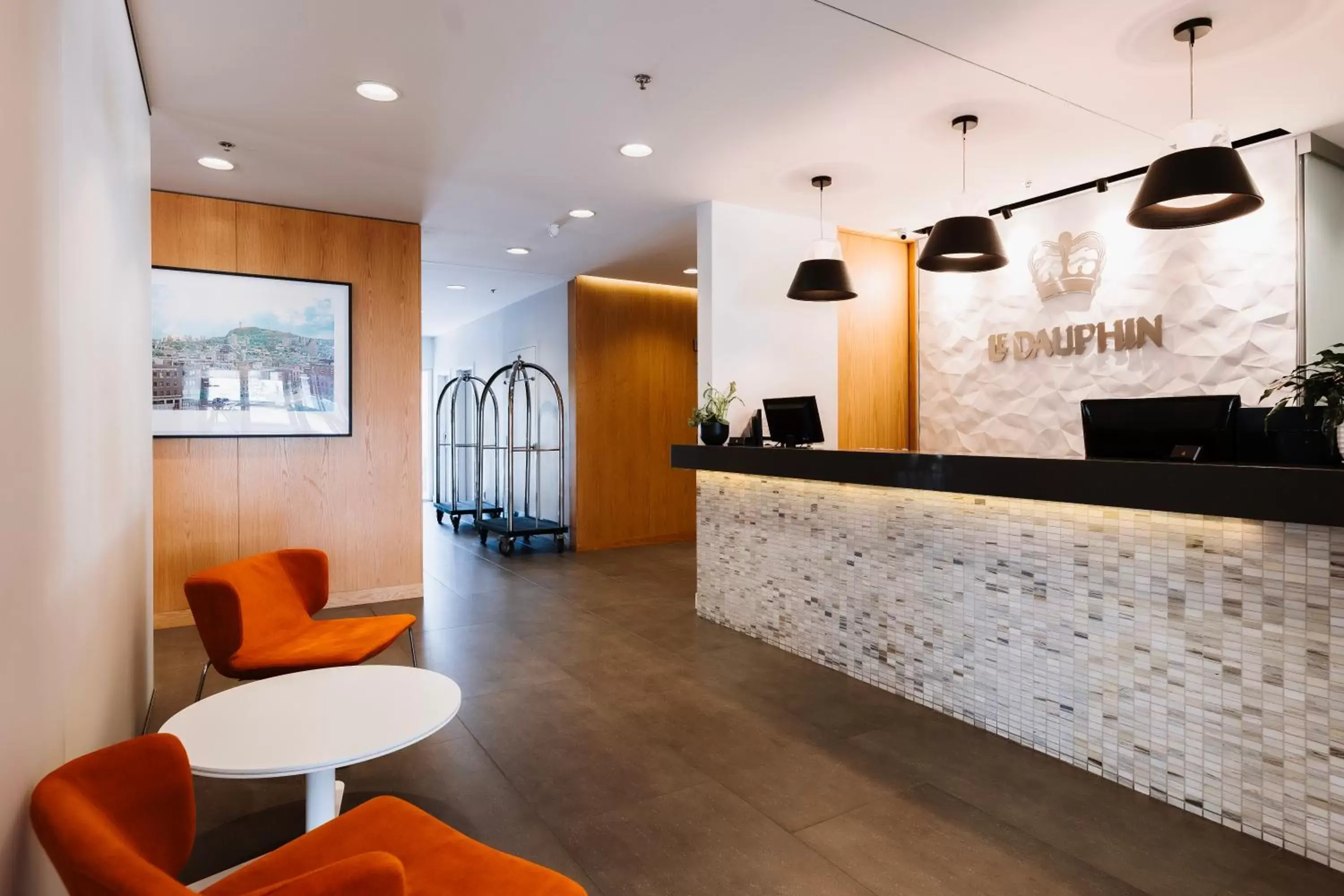 Lobby or reception, Lobby/Reception in Le Dauphin Montréal-Longueuil