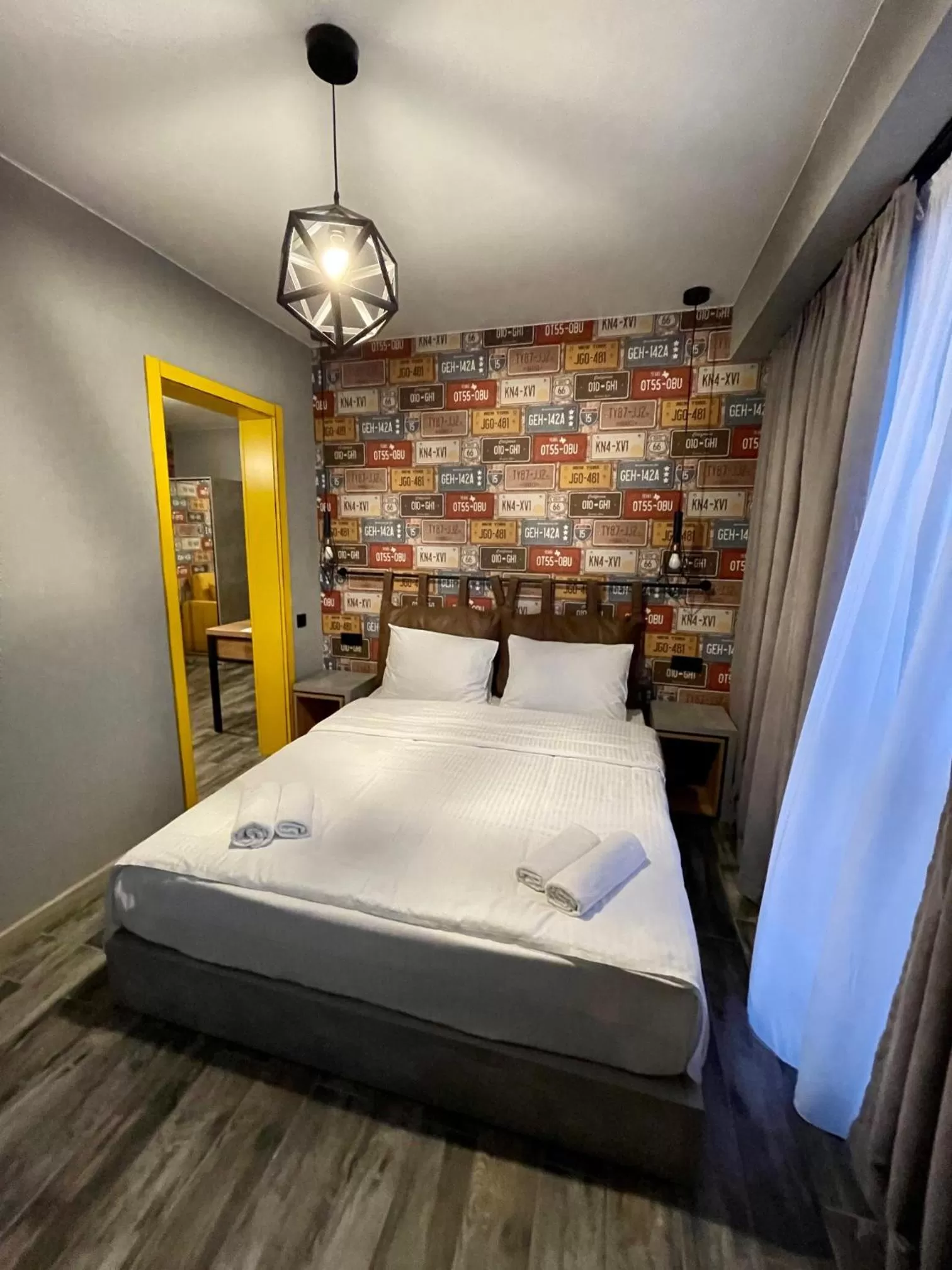 Bed in Gudauri Loft Hotel