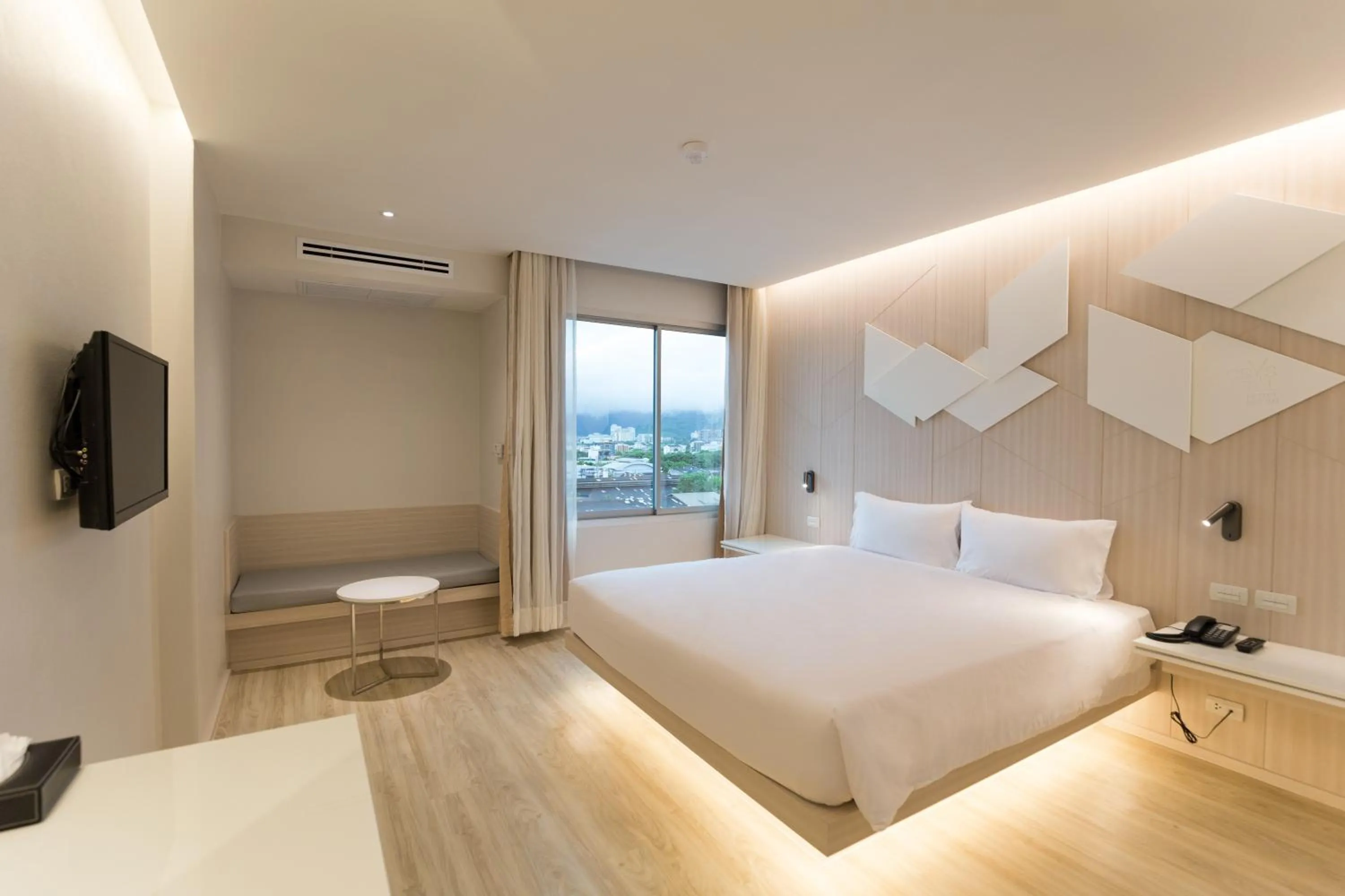 Bed in Crystal Hotel Hat Yai