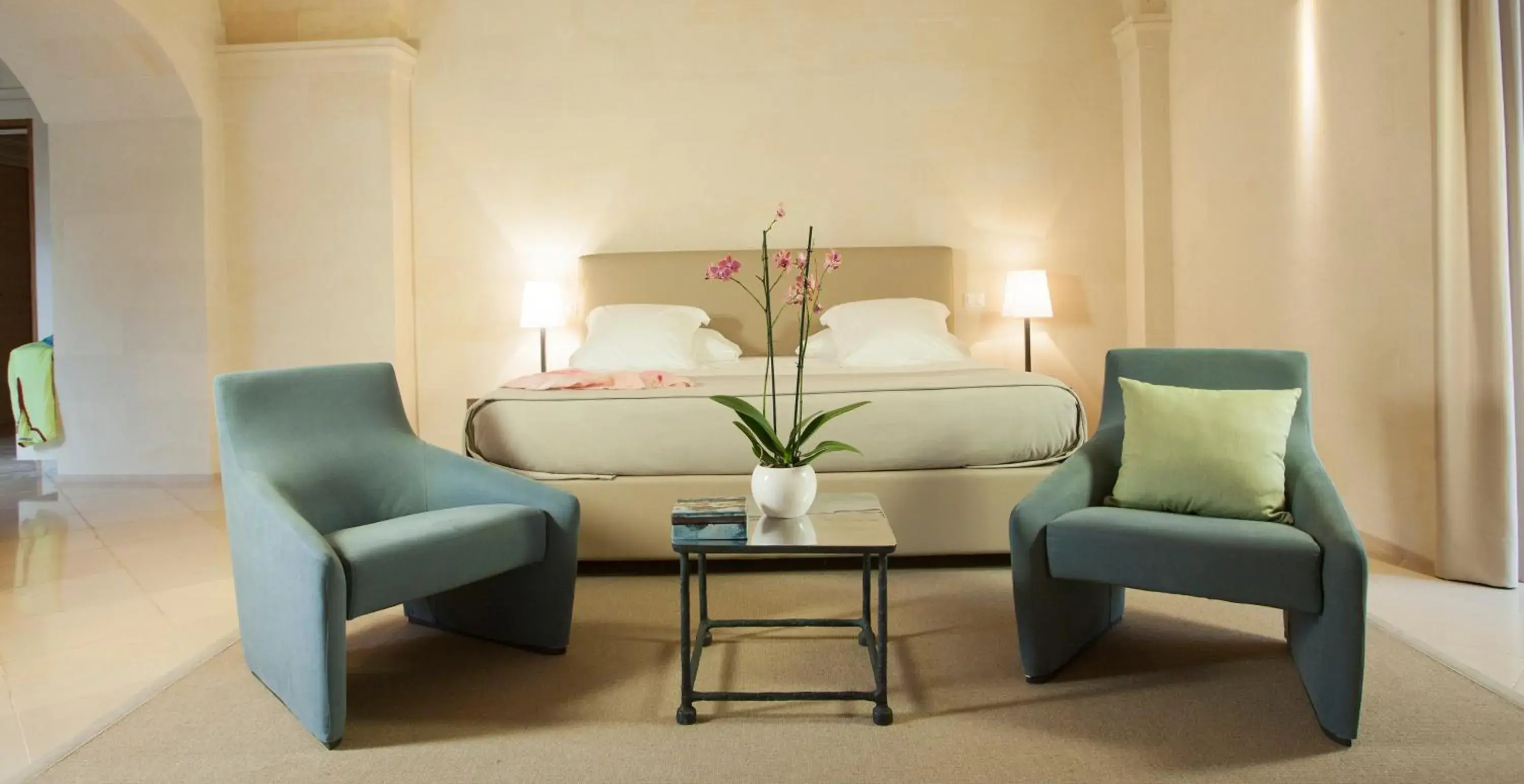 Bedroom, Seating Area in La Fiermontina - luxury home hotel