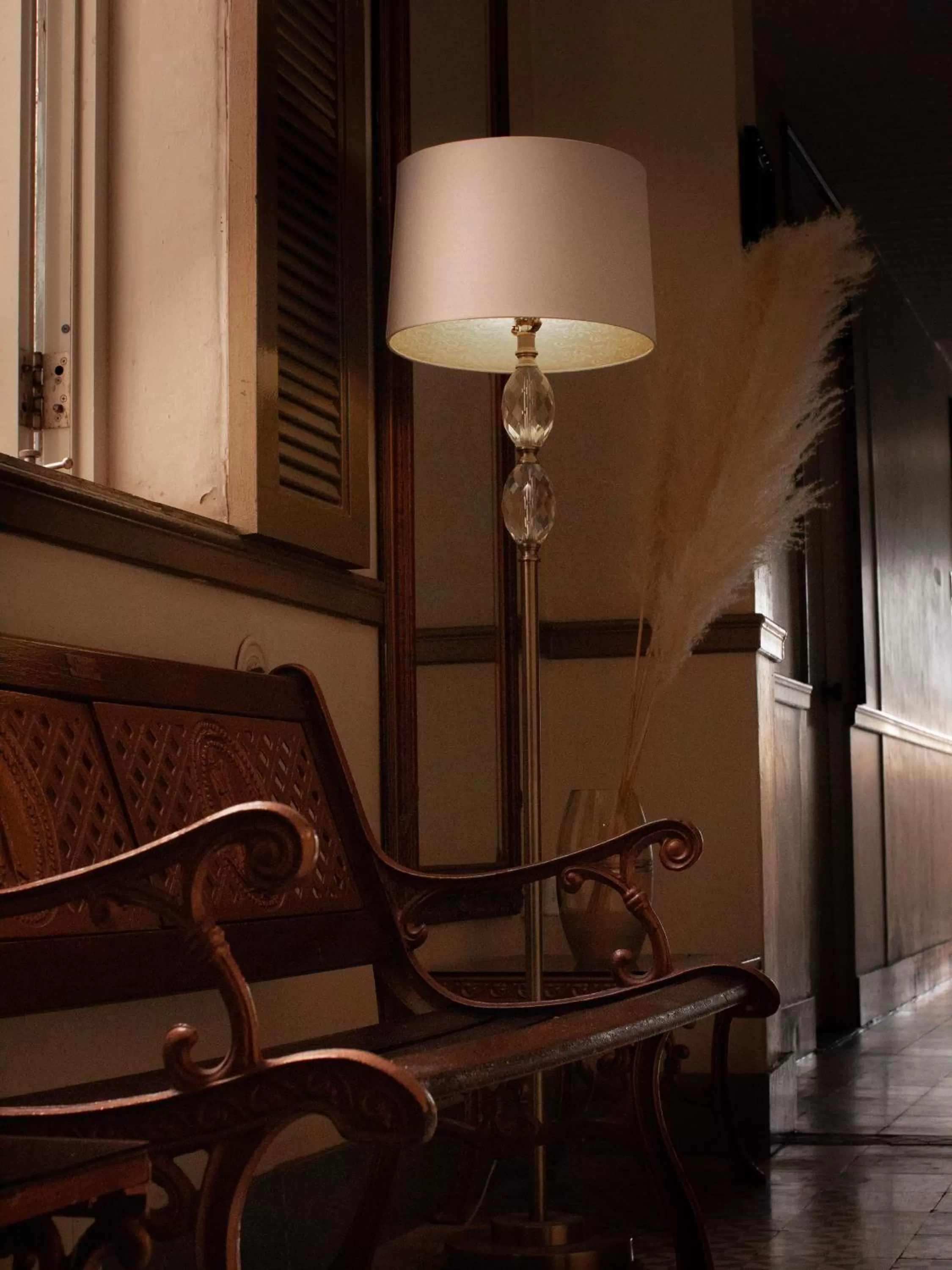 Seating area in Boutique Hotel Belgica