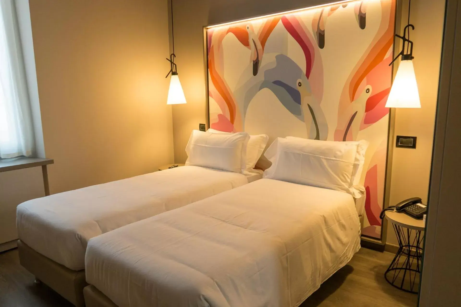 Bed in Hotel San Giovanni Roma