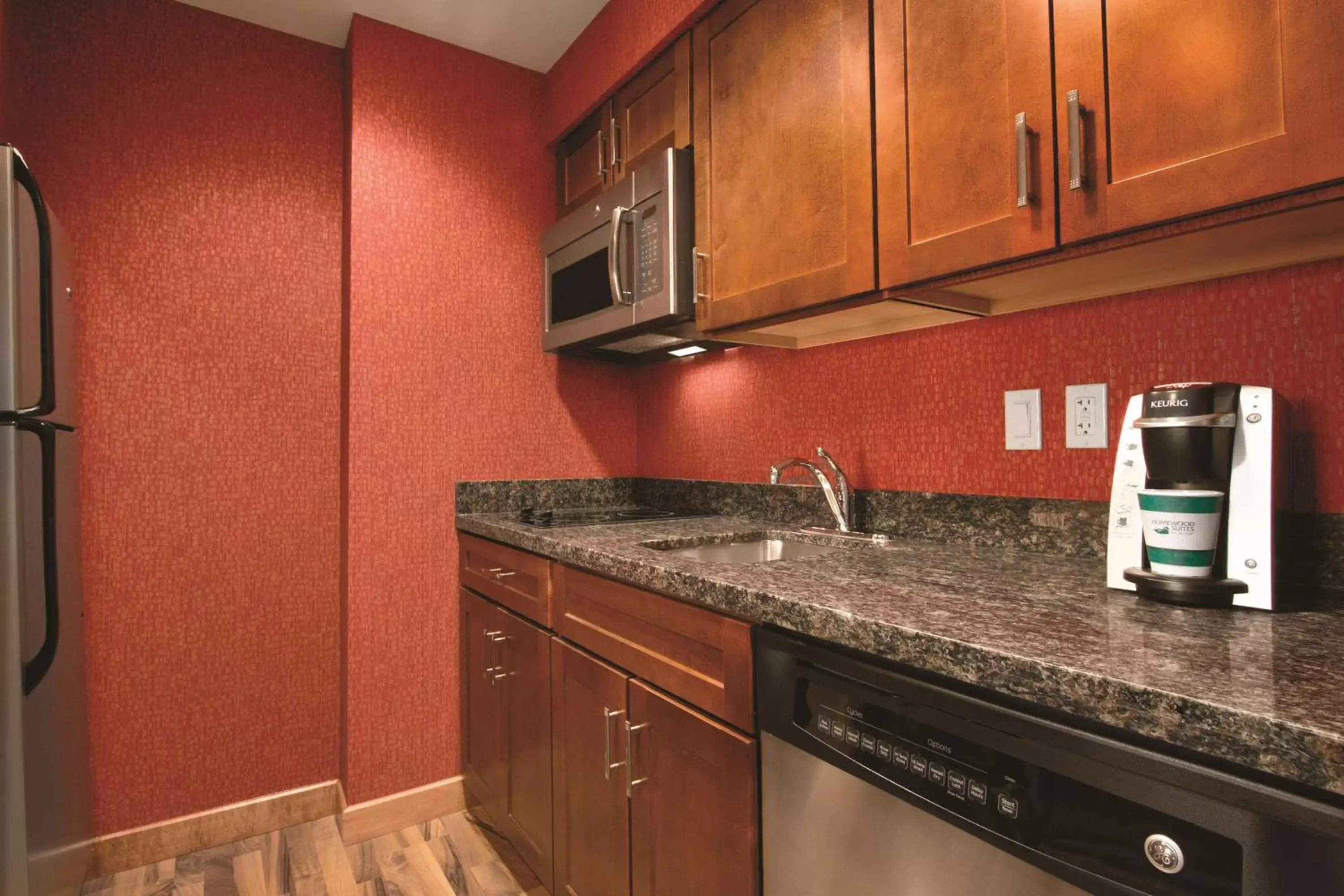 Kitchen or kitchenette, Kitchen/Kitchenette in Homewood Suites by Hilton Oklahoma City-Bricktown